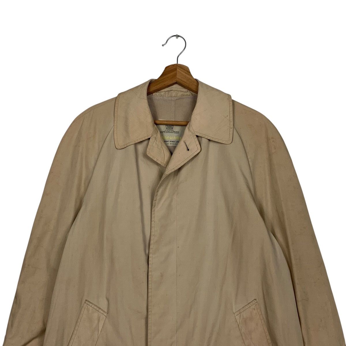 Aquascutum Aquascutum Trench Coat Made In England Size US M / EU 48-50 / 2 - 2 Thumbnail