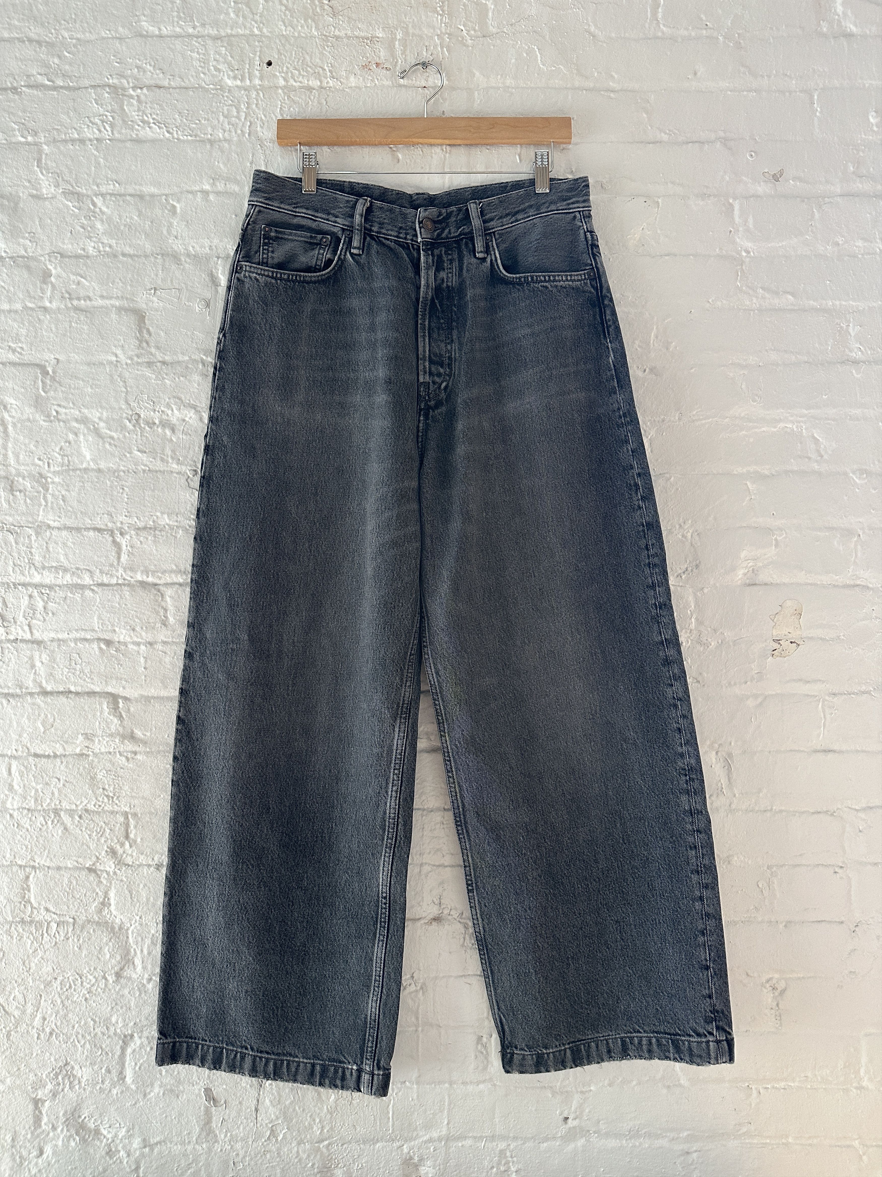Acne Studios Acne studios 1989 baggy fit jeans GRIME BLACK | Grailed
