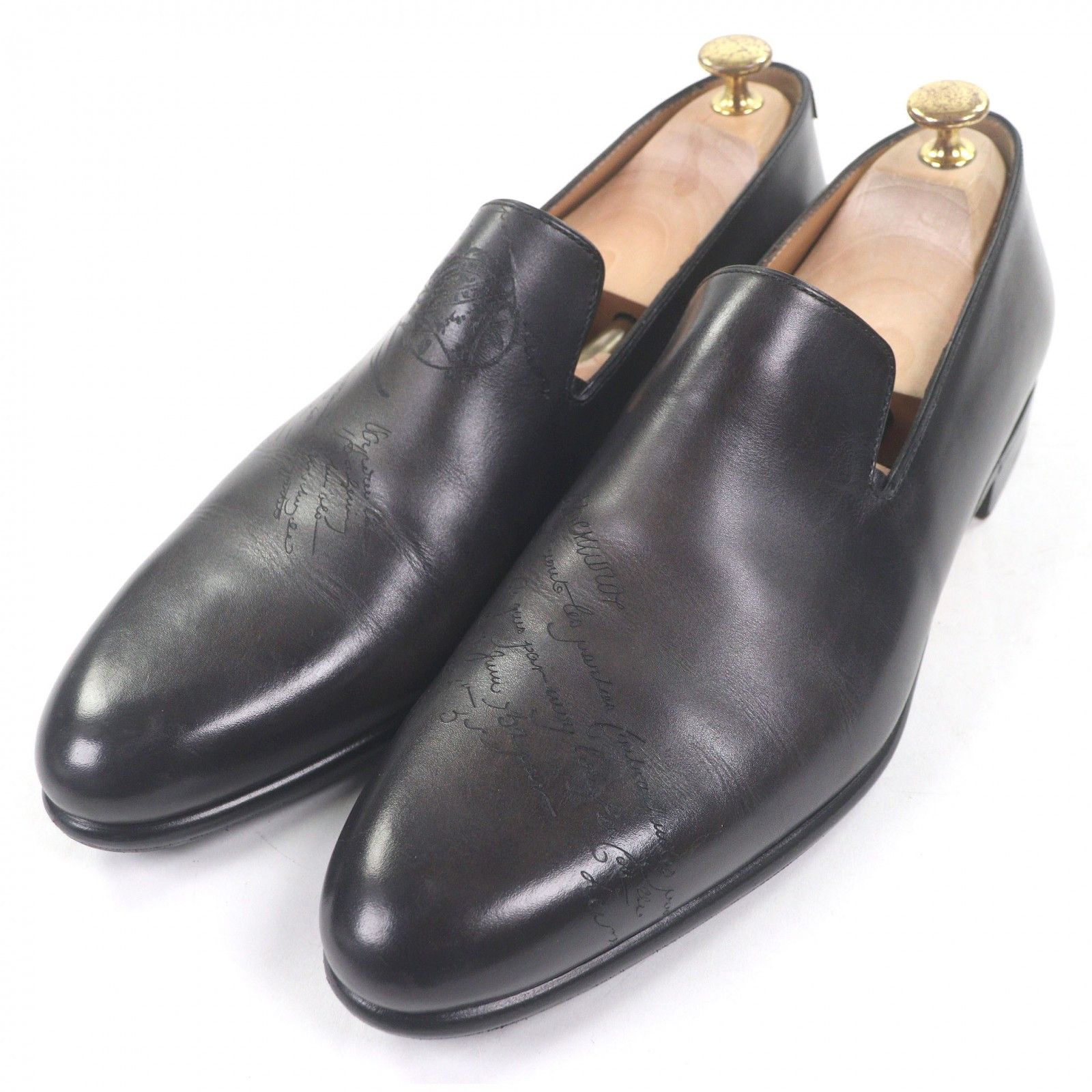 Berluti Berluti Berluti Gare Cursive Calligraphy Venezia Calf Loafers Leather Other DUTY FREE for USA Size ONE SIZE - 1 Thumbnail
