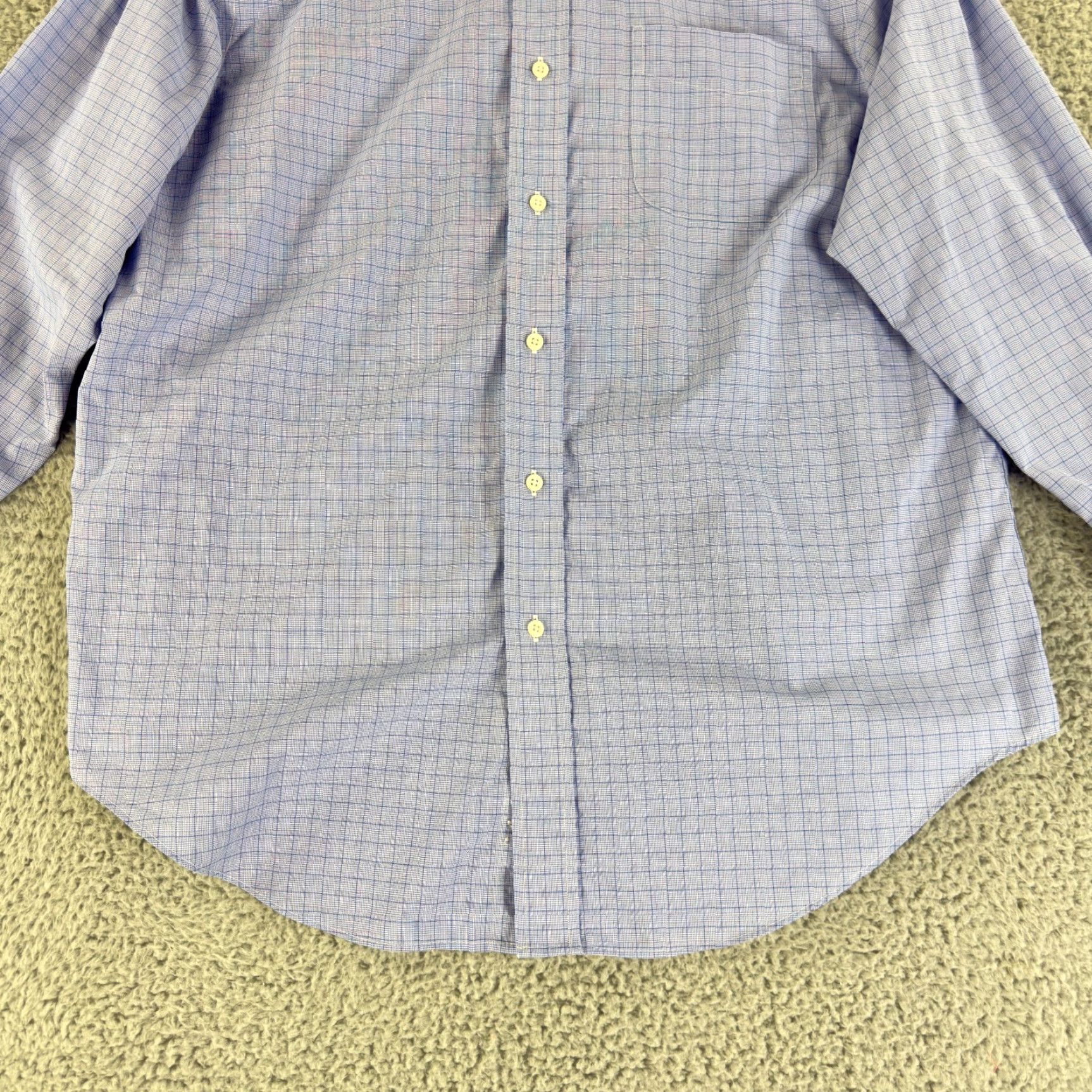 Ralph Lauren Lauren Ralph Lauren Button-Down Shirt Mens Large Blue Long Sleeve 100% Cotton Size US L / EU 52-54 / 3 - 4 Thumbnail