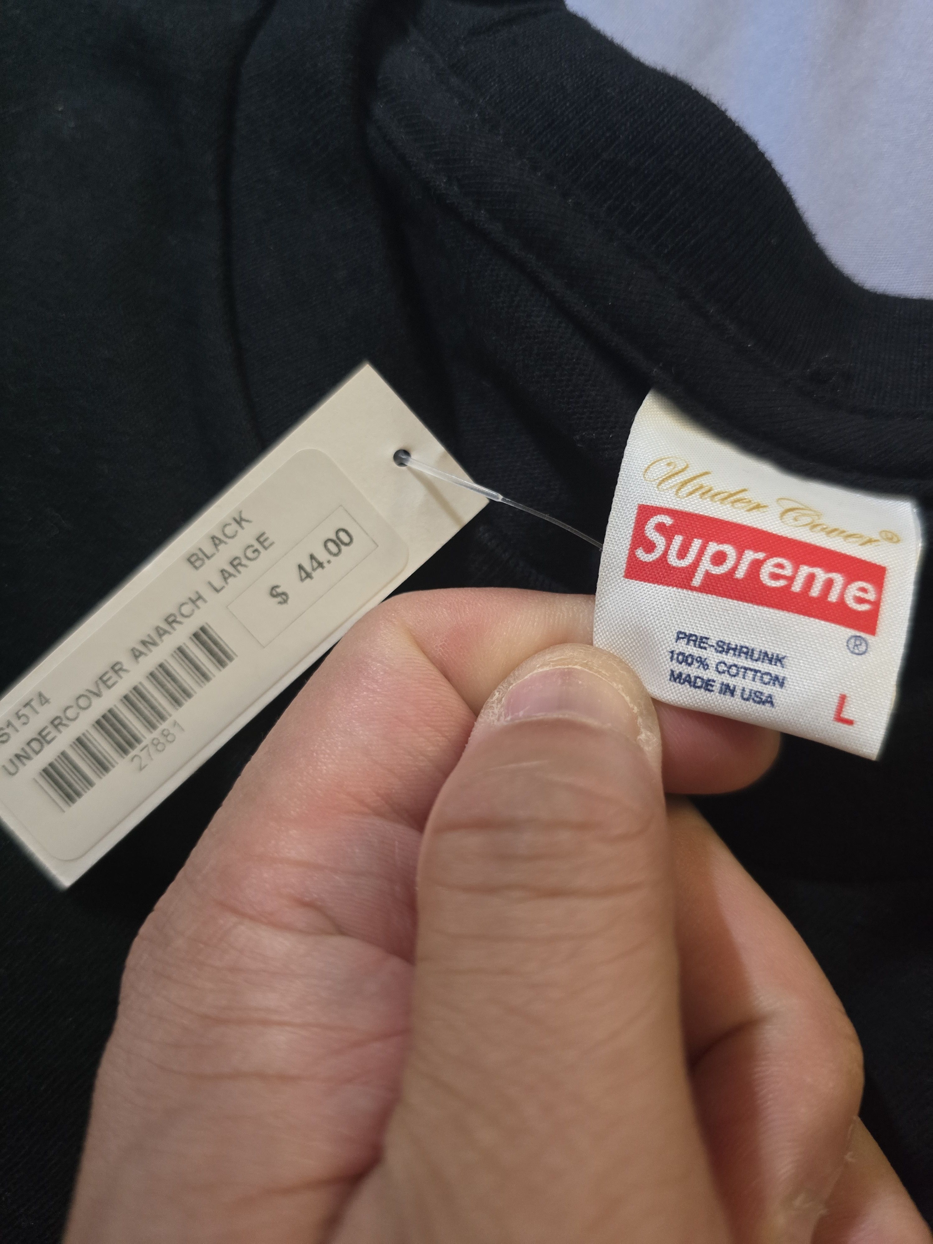 Supreme × Undercover Supreme x Undercover Anarchy Tee new Size US L / EU 52-54 / 3 - 3 Thumbnail