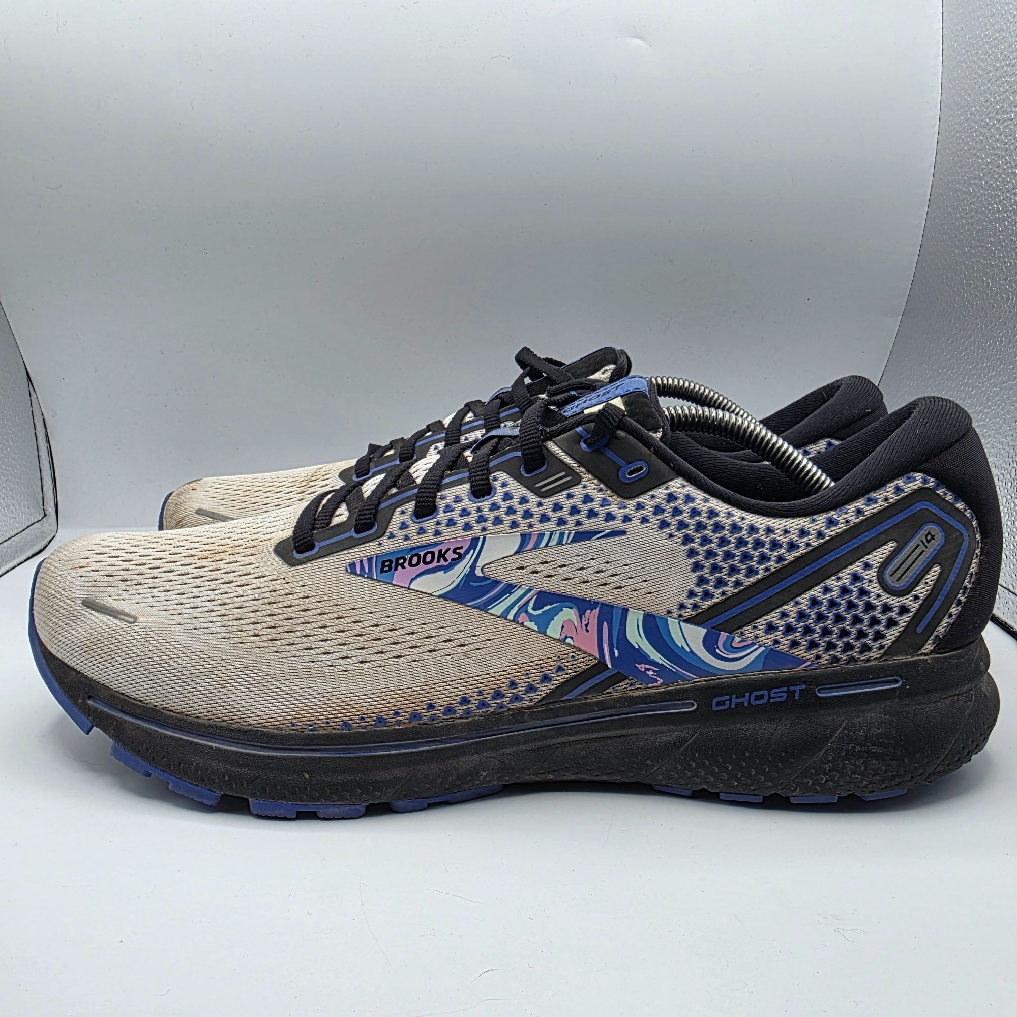 Brooks Brooks Ghost 14 Empower Her Mens Size 13 White Black Athleti Size US 13 / EU 46 - 13 Thumbnail