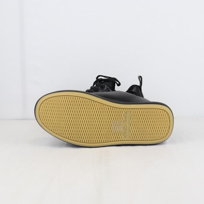 Bottega Veneta o1rshd1 Tennis Calf Leather Sneakers in Black Size US 10 / EU 43 - 6 Thumbnail