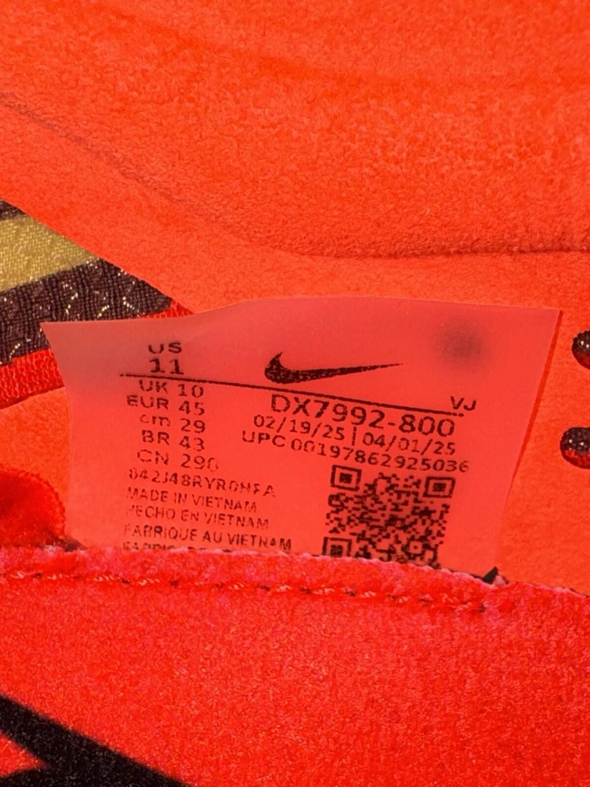Nike Size 11 - Nike ZoomX Dragonfly Bright Crimson Lime Blast Size US 11 / EU 44 - 7 Thumbnail
