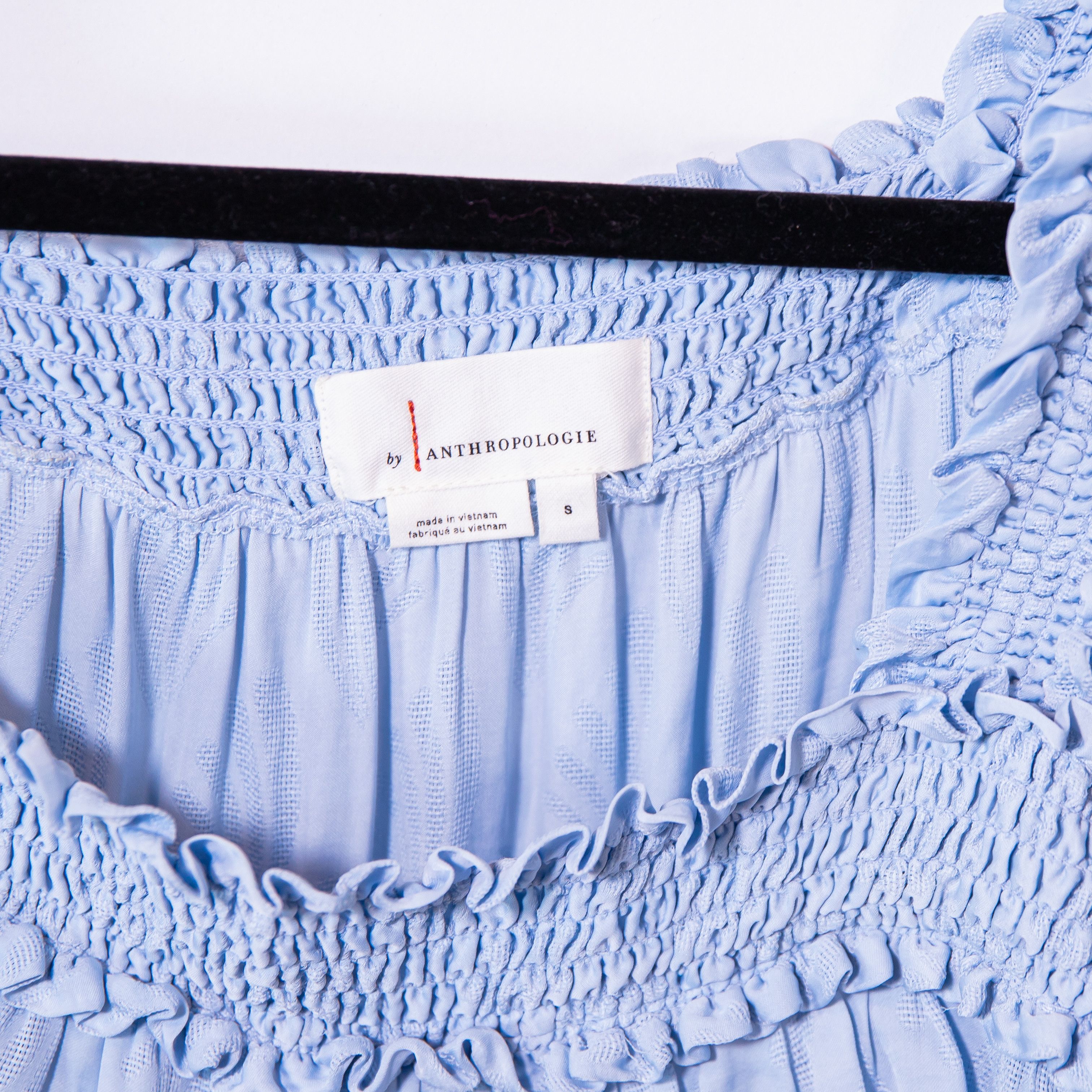 Anthropologie Anthropologie Finn Smocked Stretch Cold Off Size S / US 4 / IT 40 - 2 Thumbnail
