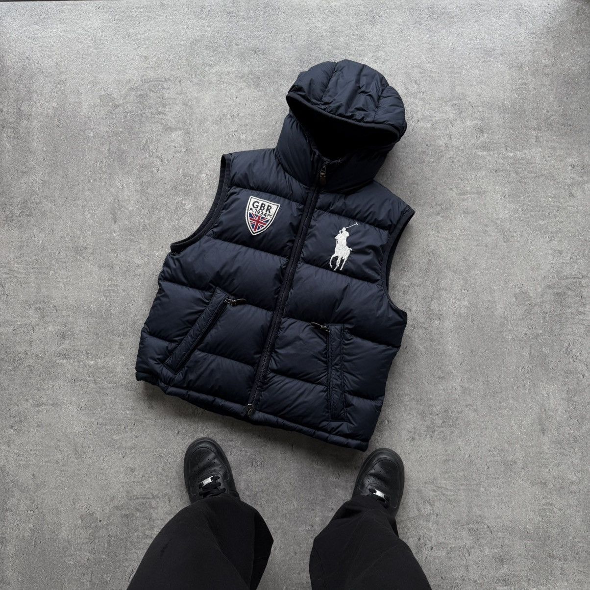 楽天市場】POLO Ralph Lauren Men's Big Pony Down Vest US ポロ