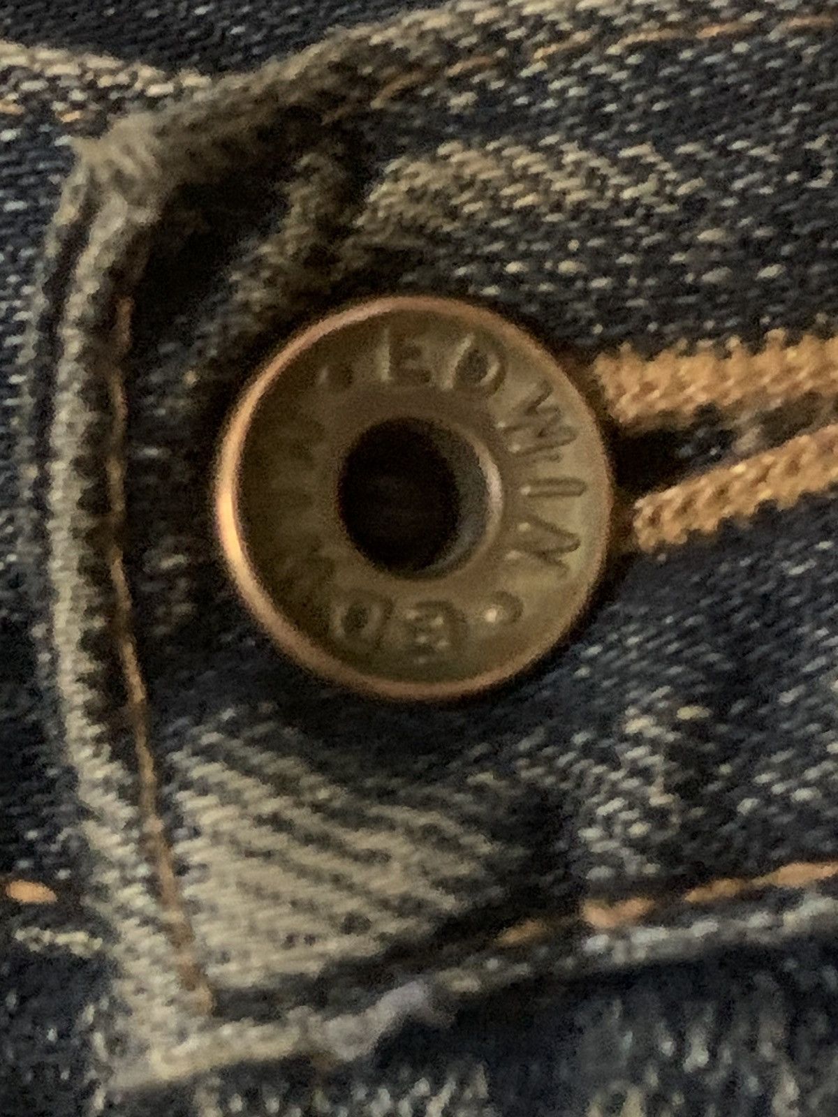 Edwin Edwin 505ZX Flare Distressed Denim Selvedge Jeans Size US 31 - 6 Thumbnail