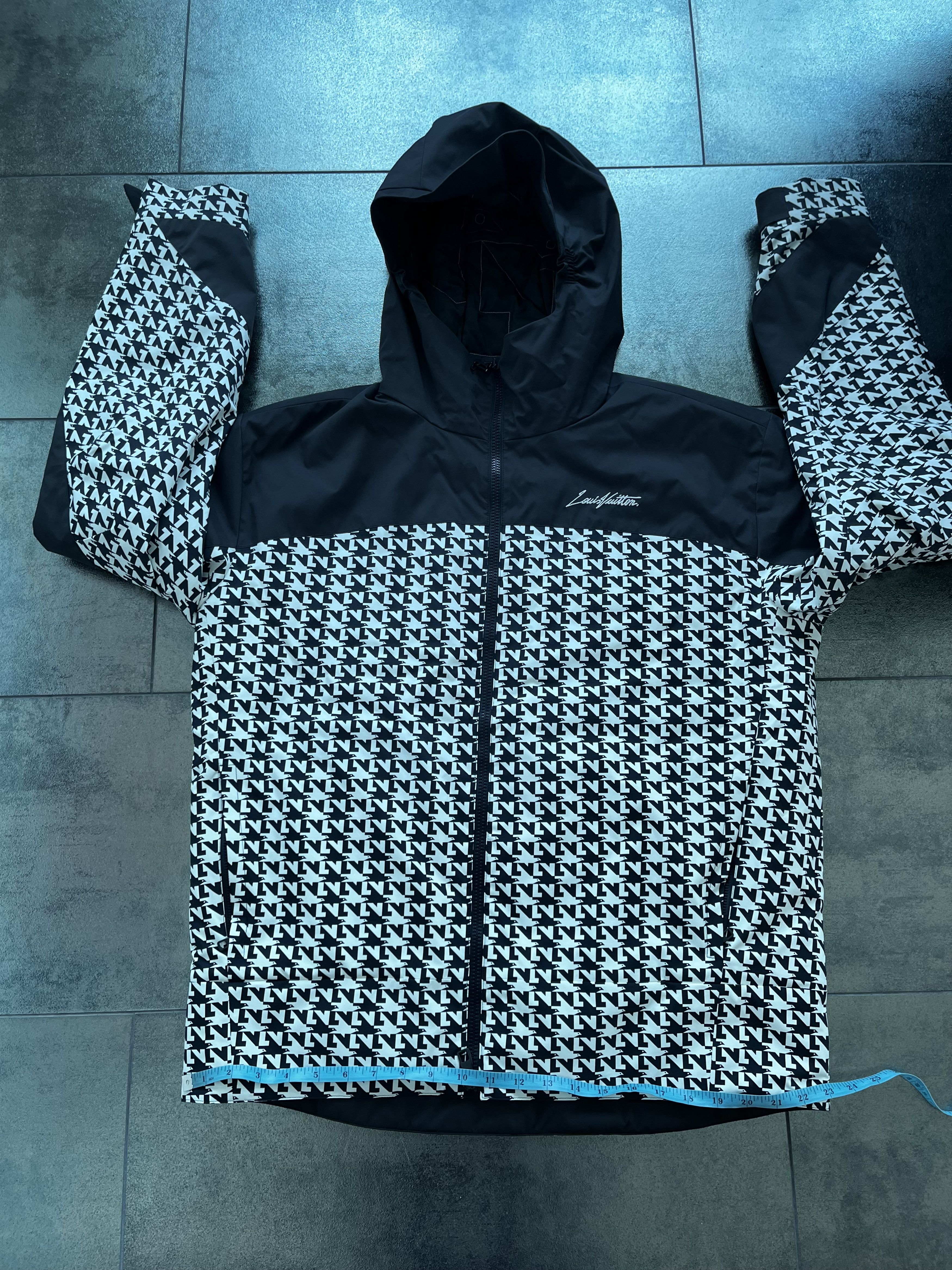 Louis Vuitton Bicolor Dove Houndstooth Hooded Padded Jacket Size US M / EU 48-50 / 2 - 4 Thumbnail