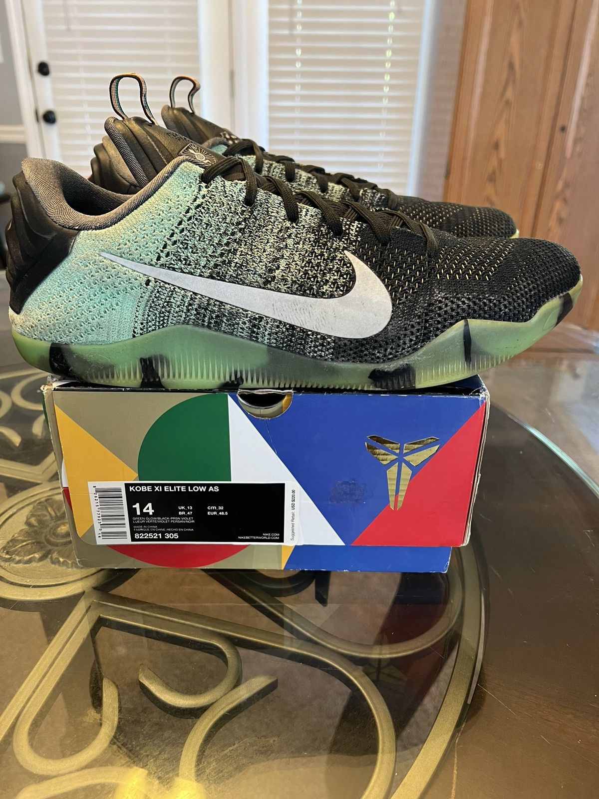 Nike Nike Kobe 11 Elite Low “All Star - Northern Lights” Size US 14 / EU 47 - 5 Thumbnail