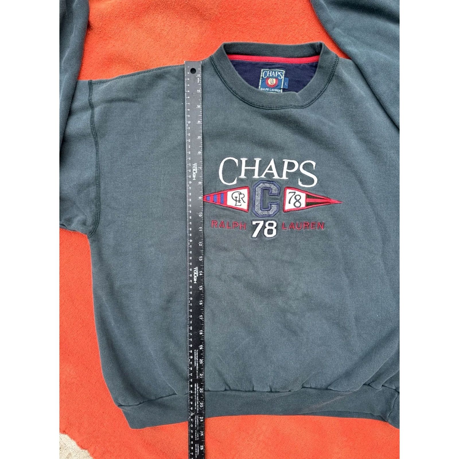 Chaps VINTAGE CHAPS Ralph Lauren Sportsman Crewneck Sweatshirt Mens L Blue 90s Pullover Shirt Size US L / EU 52-54 / 3 - 5 Thumbnail