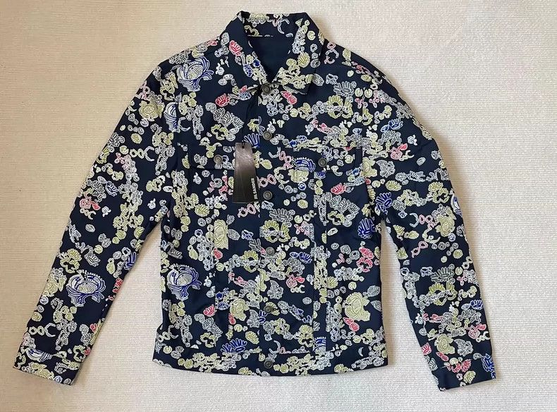 Jil Sander Jil Sander Floral silhouette blouse Size L / US 10 / IT 46 - 1 Thumbnail