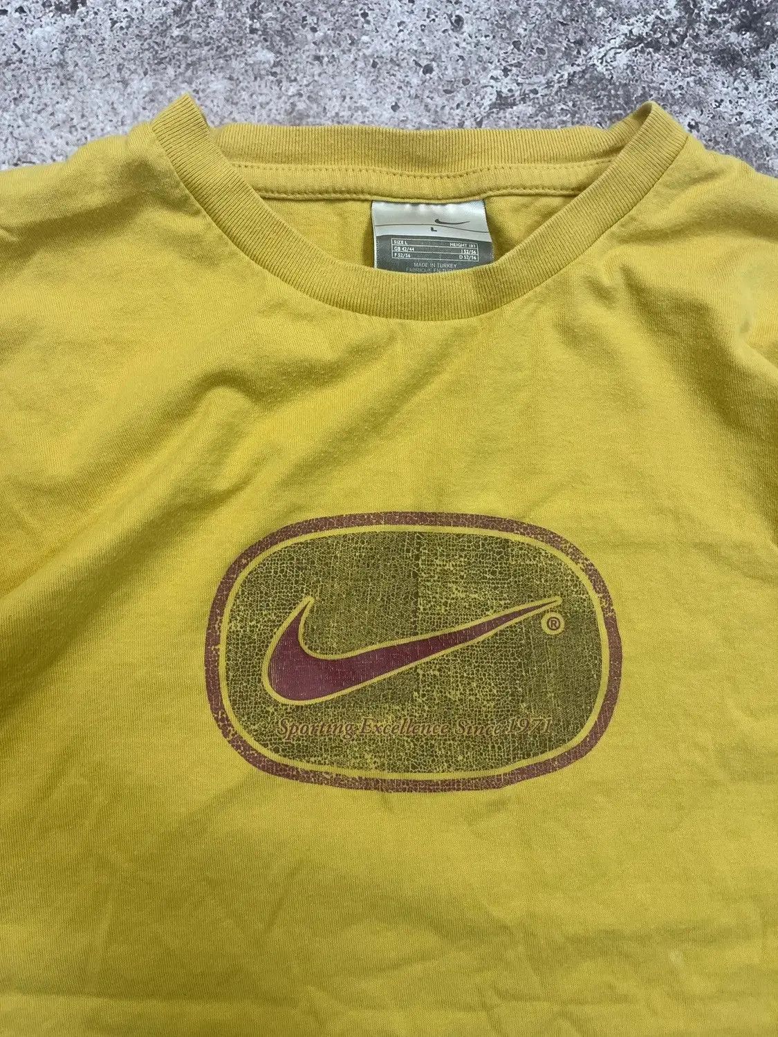 Nike × Vintage Vintage Nike Big Logo Brasil style T-shirt Size US L / EU 52-54 / 3 - 2 Thumbnail
