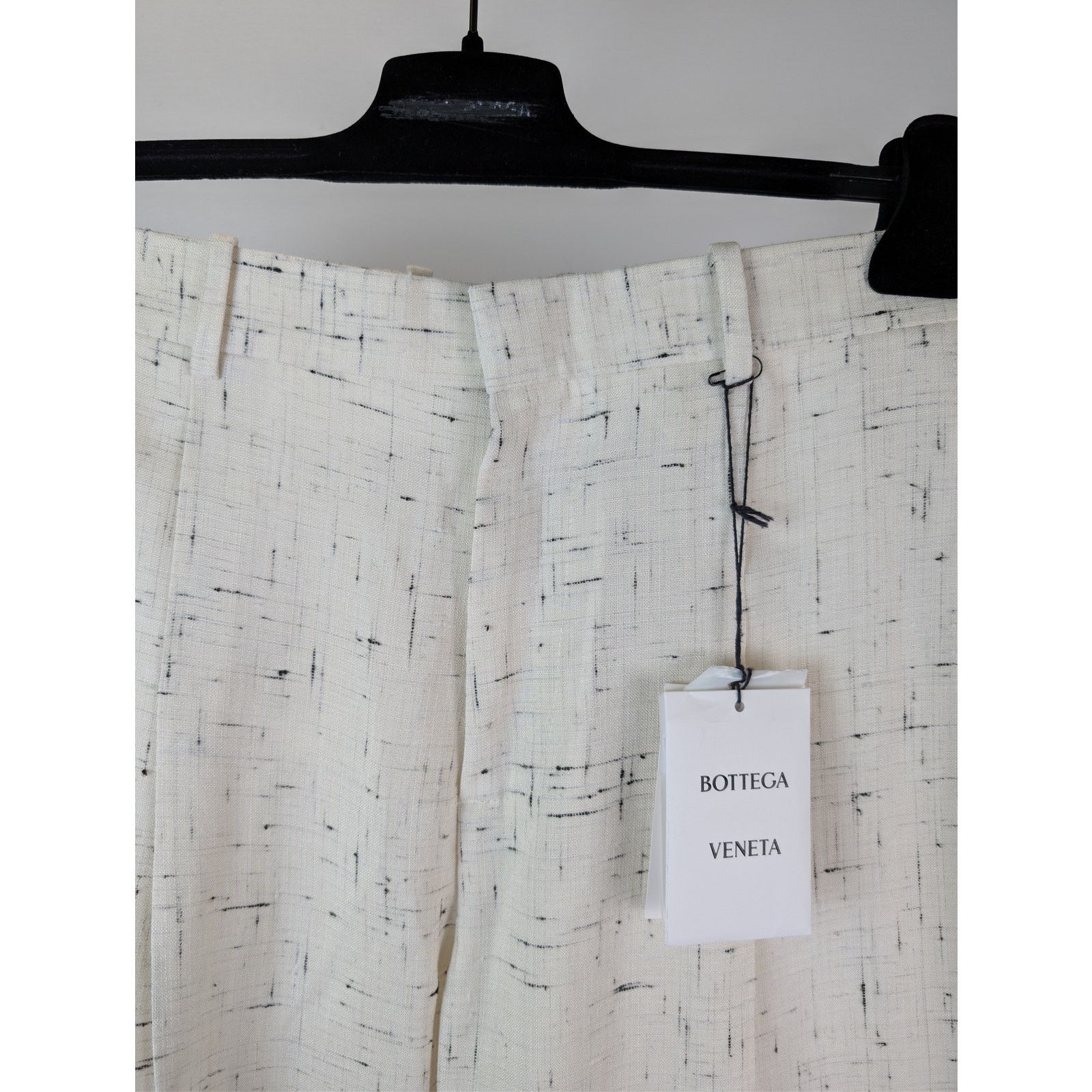 Bottega Veneta o1rshd1 Light Criss Cross Viscose Silk Trousers Pants Dove Size US 32 / EU 48 - 8 Thumbnail