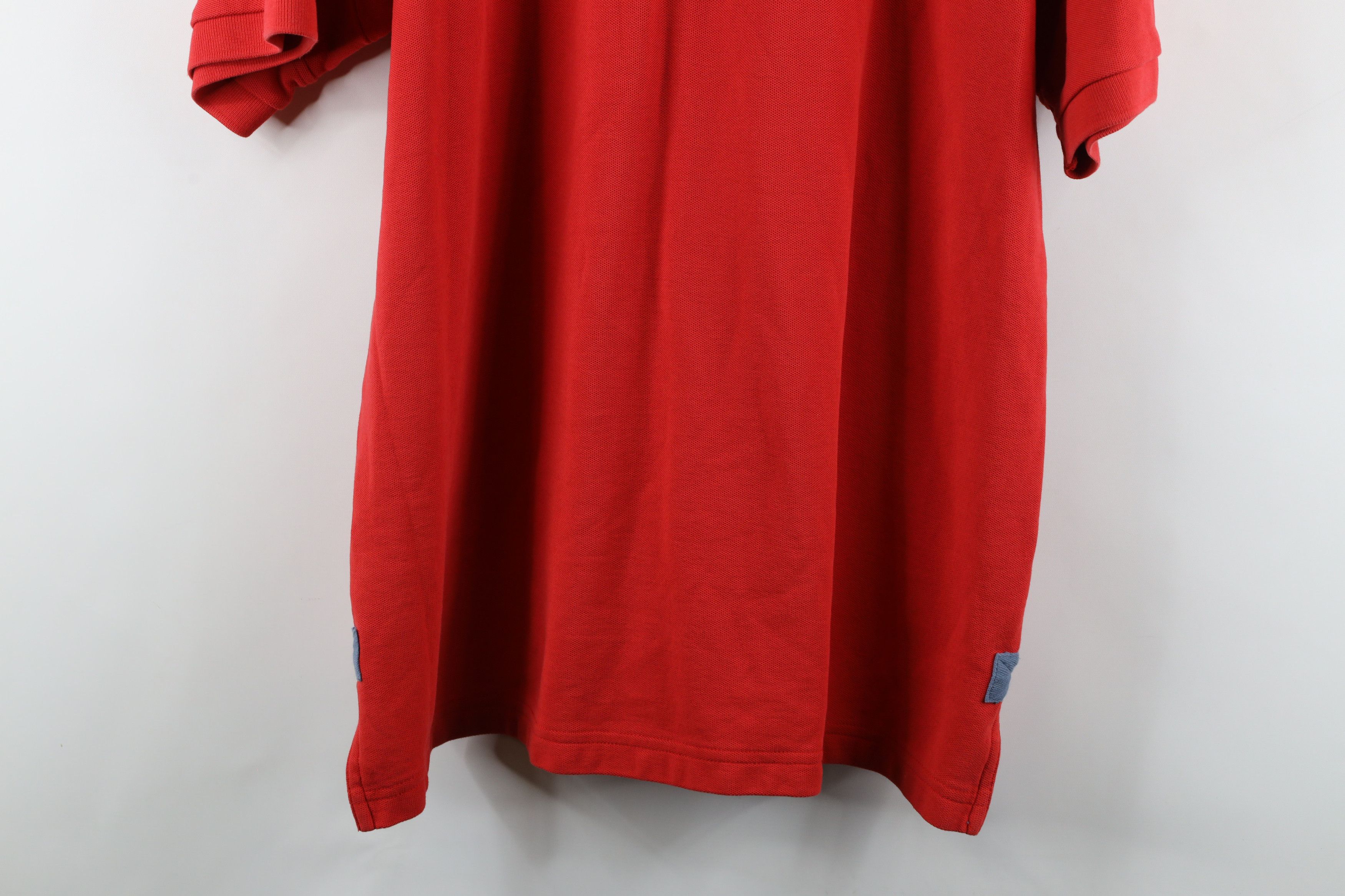 Orvis × Vintage Vintage Orvis Heavyweight Collared Polo Shirt Red Cotton Size US L / EU 52-54 / 3 - 12 Thumbnail