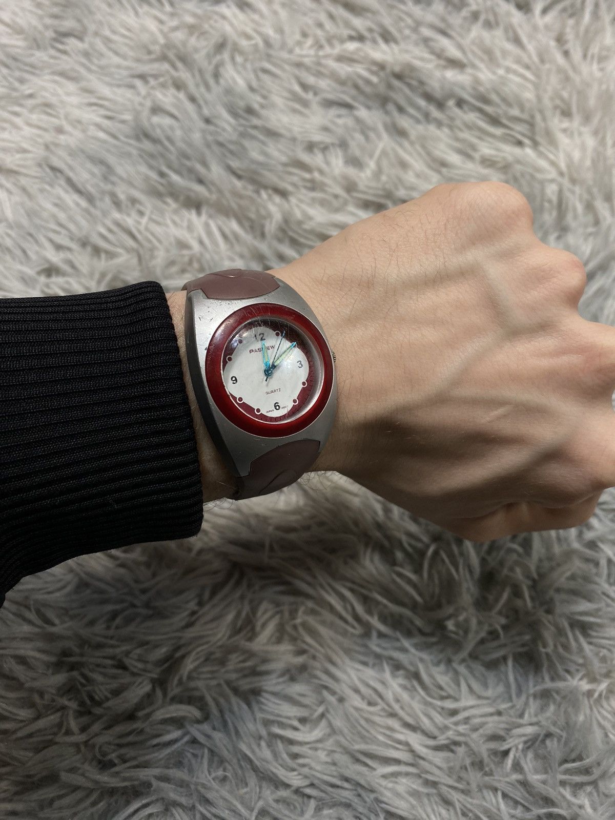 Vintage Retro PASNEW Sports Watch - Japanese Brand Size ONE SIZE - 1 Thumbnail