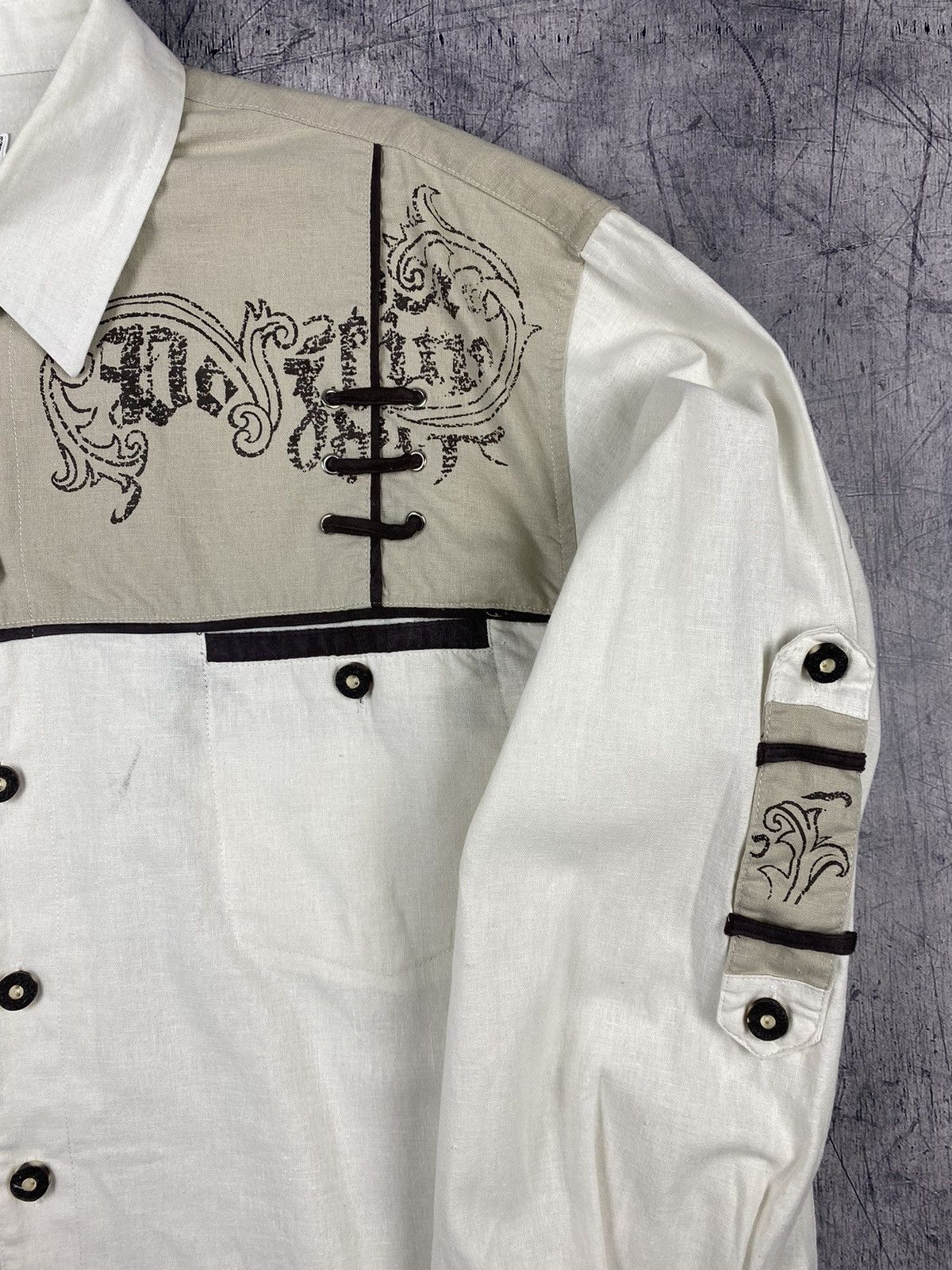 Other Vintage Cowboy Western Style Crazy Button Up Shirt Size L Size US L / EU 52-54 / 3 - 8 Thumbnail