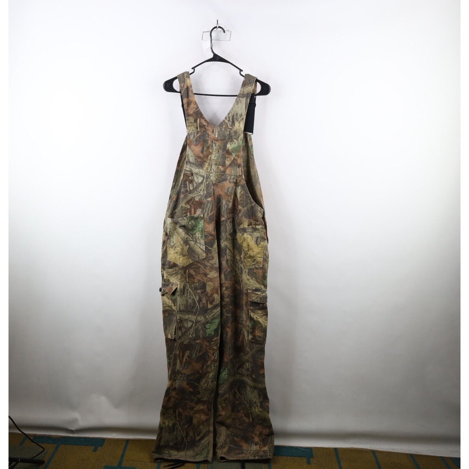 Vintage Vintage 90s StreetwearFaded Camouflage Wide Leg Overalls Size US 38 / EU 54 - 15 Thumbnail