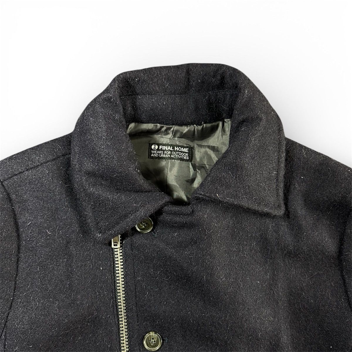 Final Home Final Home Wool Asymmetrical Zip Jacket Size US M / EU 48-50 / 2 - 1 Thumbnail