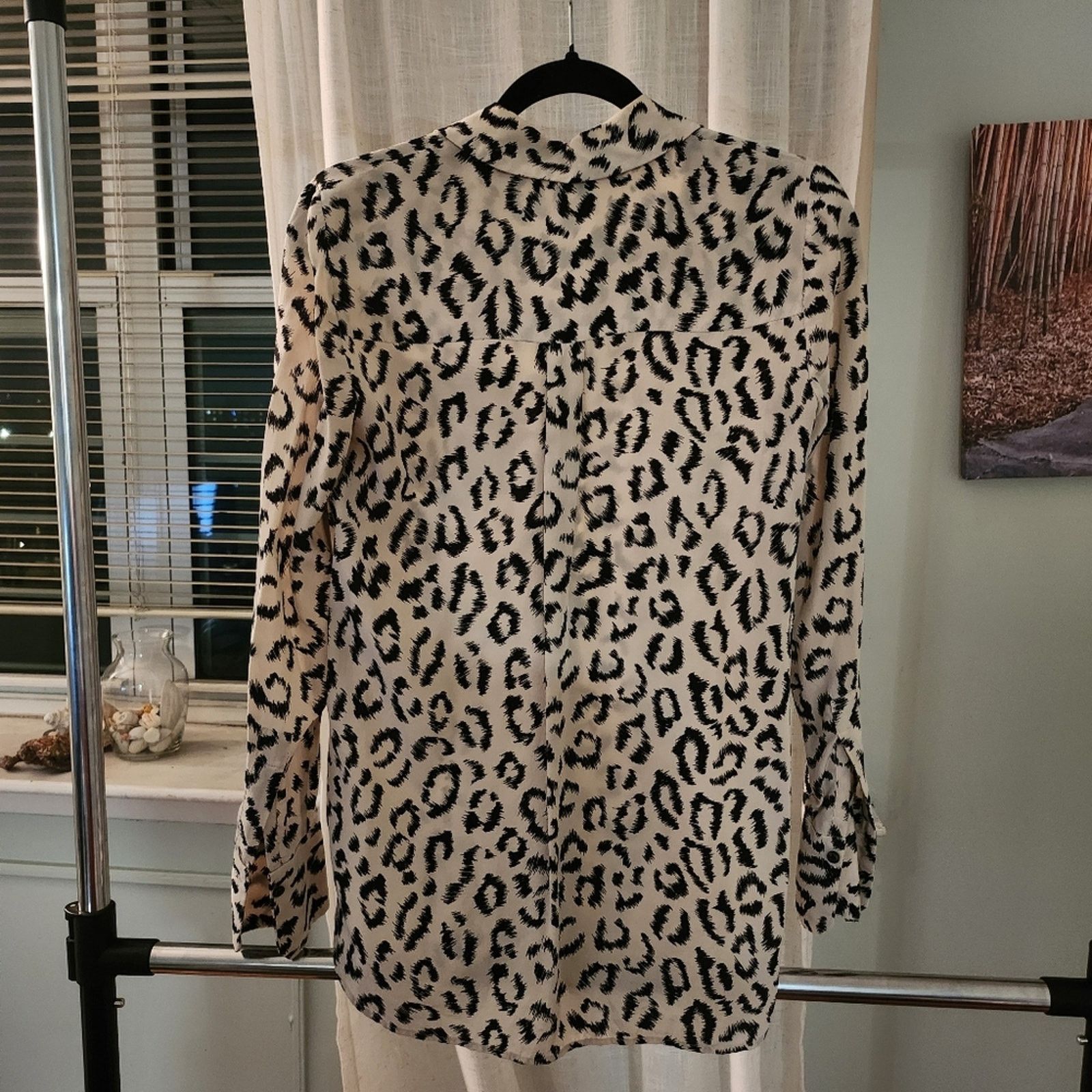 A.L.C. A.L.C Animal print silk blouse Size XS / US 0-2 / IT 36-38 - 2 Thumbnail