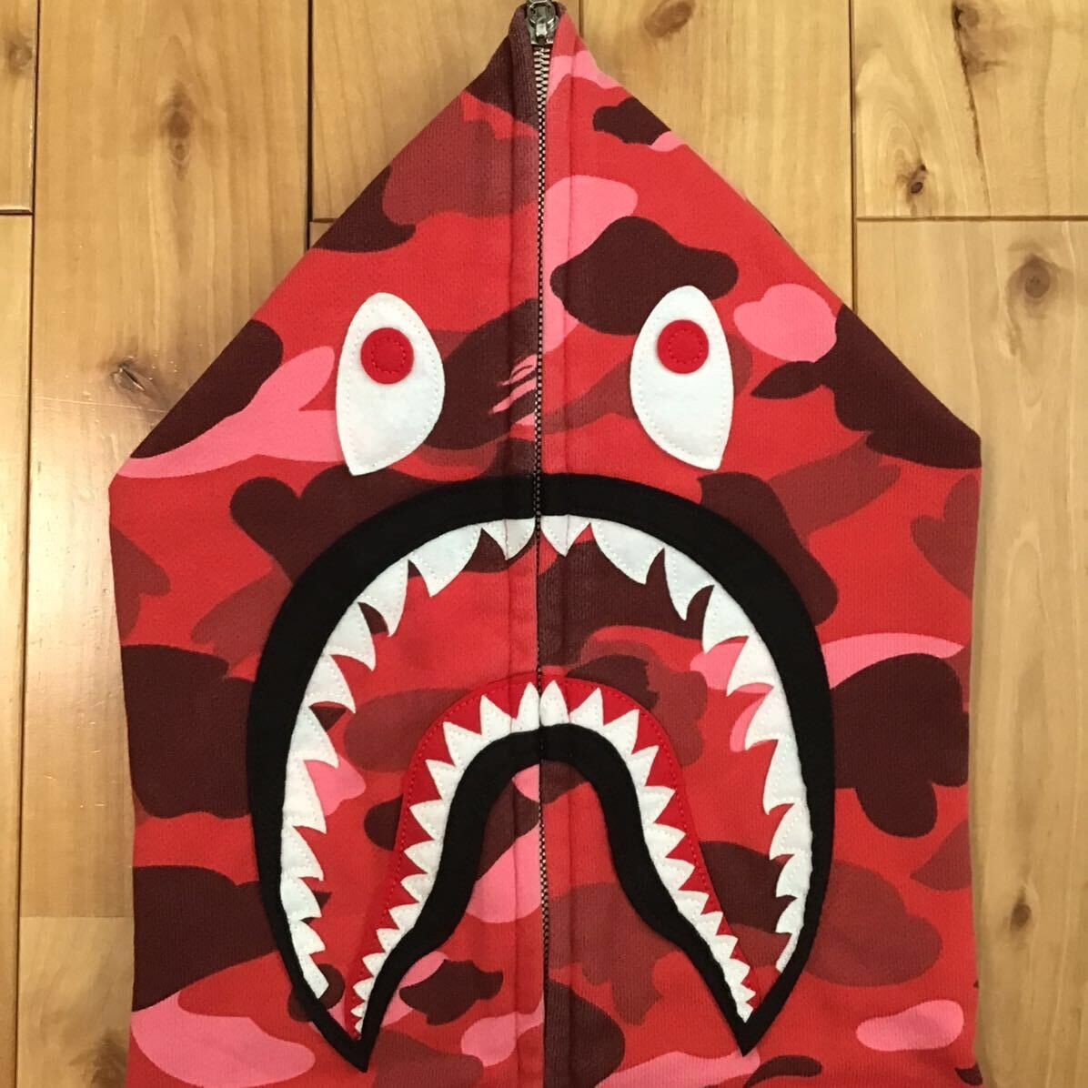 Bape × Nigo 🔥Aoyama limited🔥 BAPE camo shark full zip hoodie Size US L / EU 52-54 / 3 - 4 Thumbnail