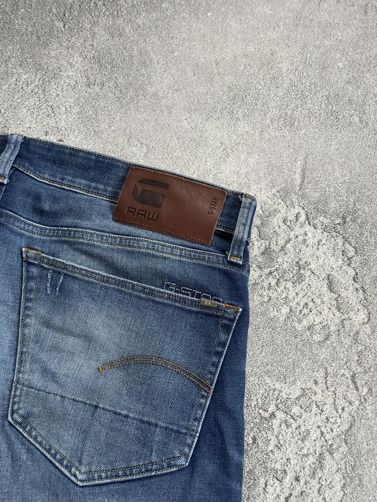 G-Star G star raw 34/32 3301 straight denim pants jeans trousers Size US 34 / EU 50 - 4 Thumbnail