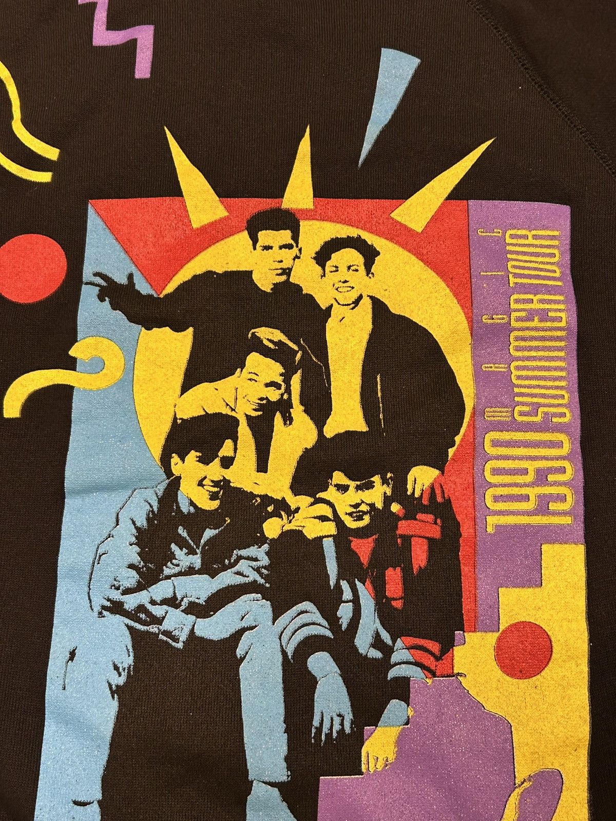 Vintage Vintage 90s New Kids On The Block CrewNeck Size US M / EU 48-50 / 2 - 2 Thumbnail