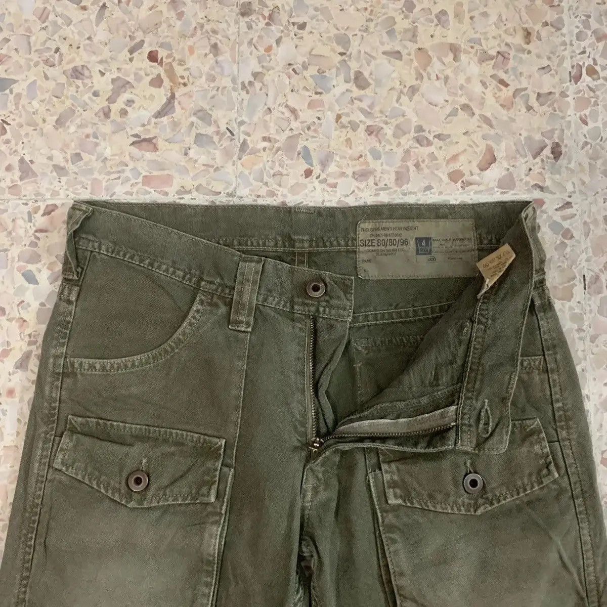 If Six Was Nine Duck Canvas Rugged Trousers Japanese Vintage Faded Bush Pant Size US 30 / EU 46 - 7 Thumbnail