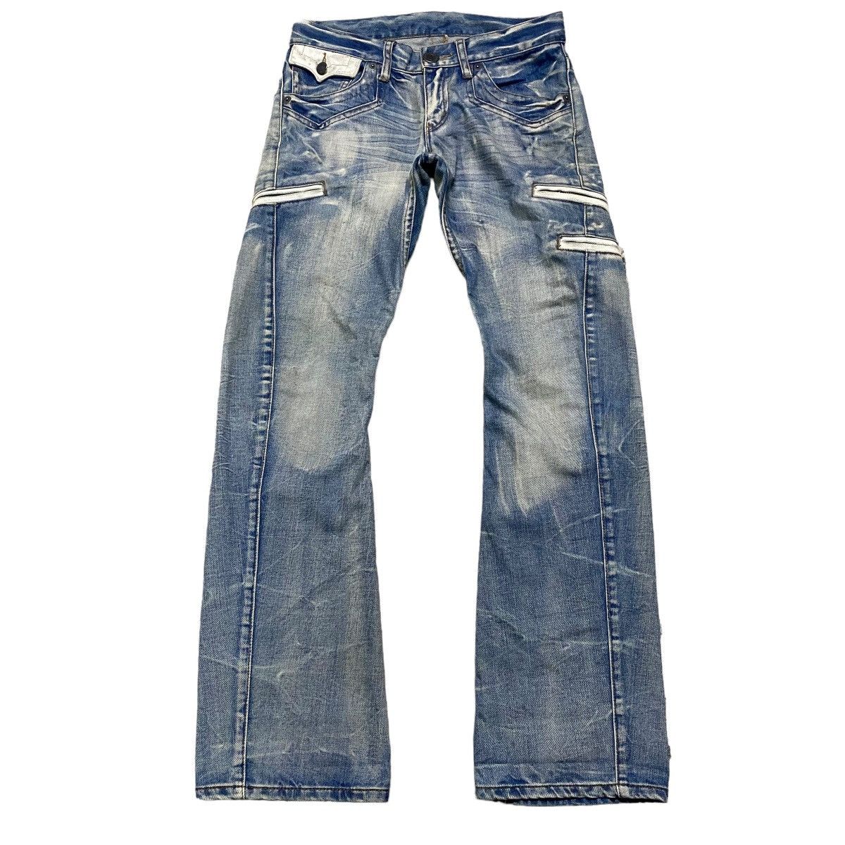 Japanese Brand RATTLE TRAP Denim Flare Jeans Size US 29 - 2 Thumbnail