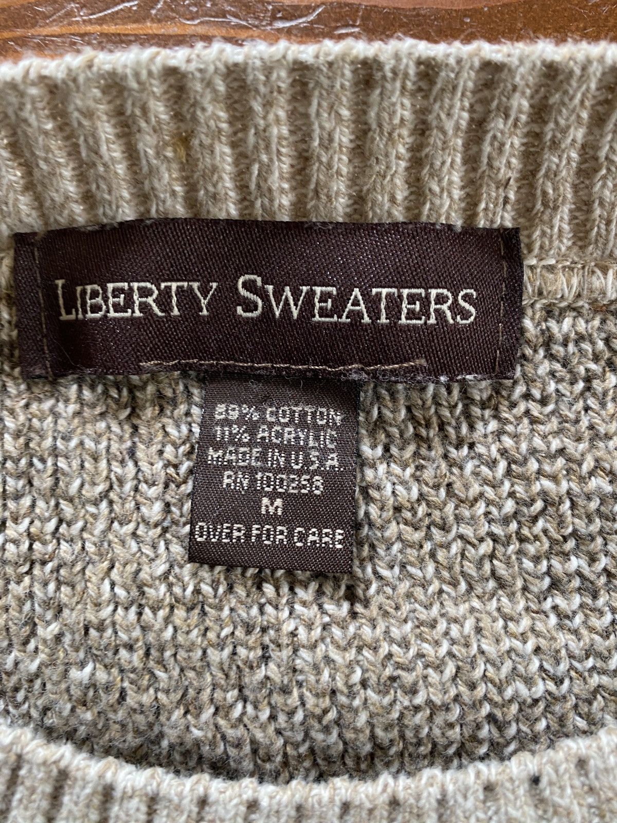 Vintage Vintage 90’s Liberty Sweaters Diamond Pattern Knit Sweater Size US M / EU 48-50 / 2 - 4 Thumbnail