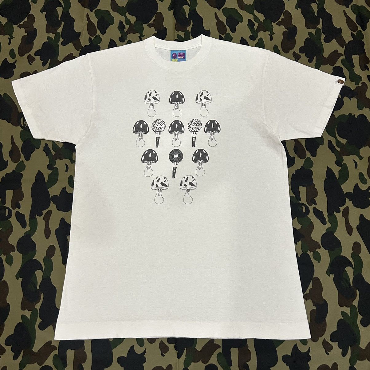 Bape Bape Mushroom Disco & System Tee Size US L / EU 52-54 / 3 - 1 Thumbnail