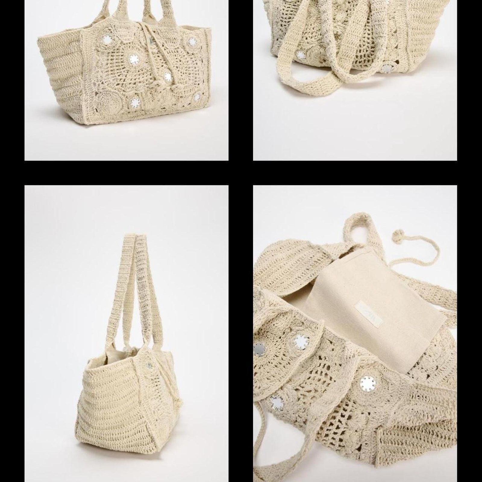 Zara ZARA MIRRORS TOTE BAG - BRAND NEW WITH TAG Size ONE SIZE - 7 Thumbnail