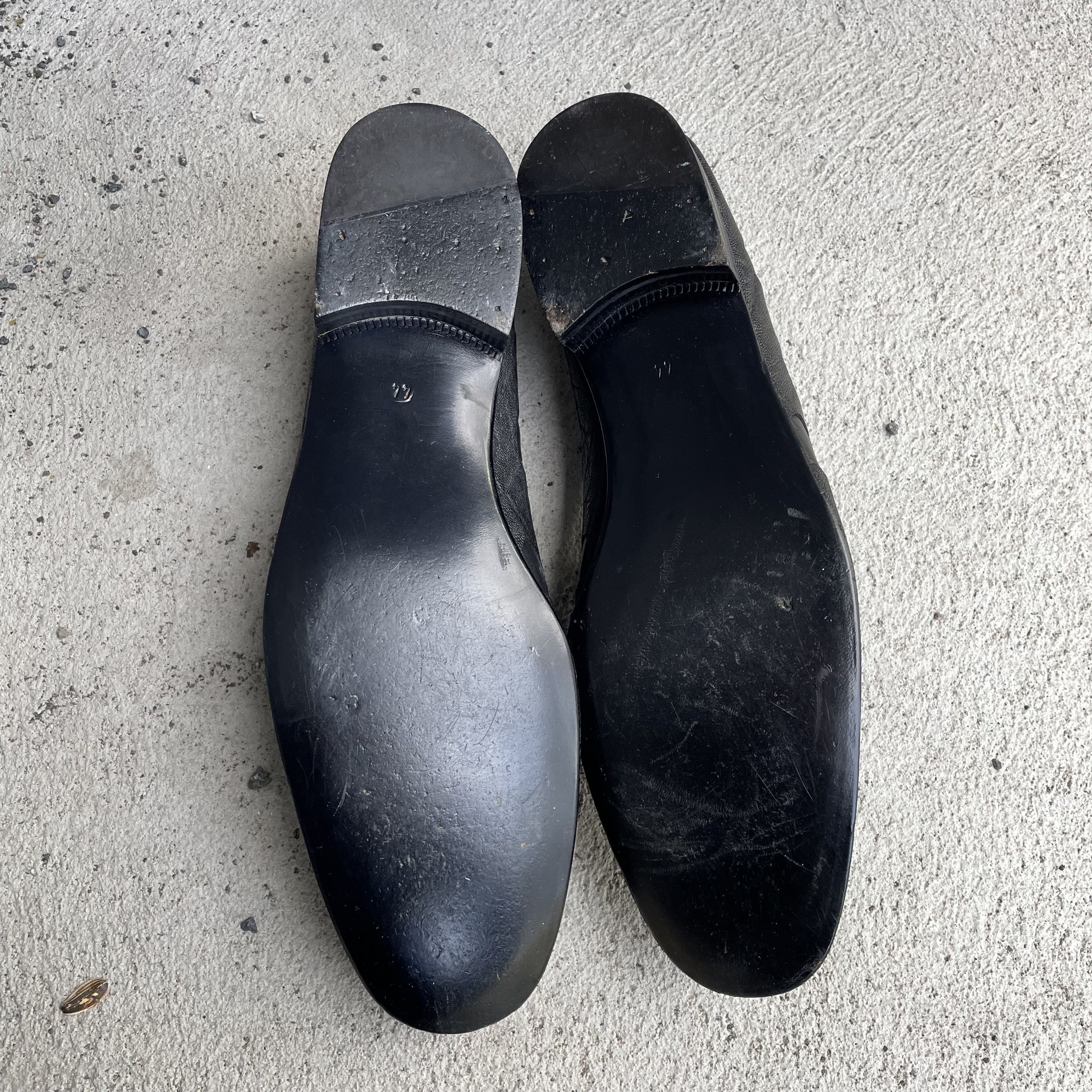 Yves Saint Laurent Yves Saint Laurent by Tom Ford Black Exotic Leather Loafers Size US 11 / EU 44 - 9 Thumbnail