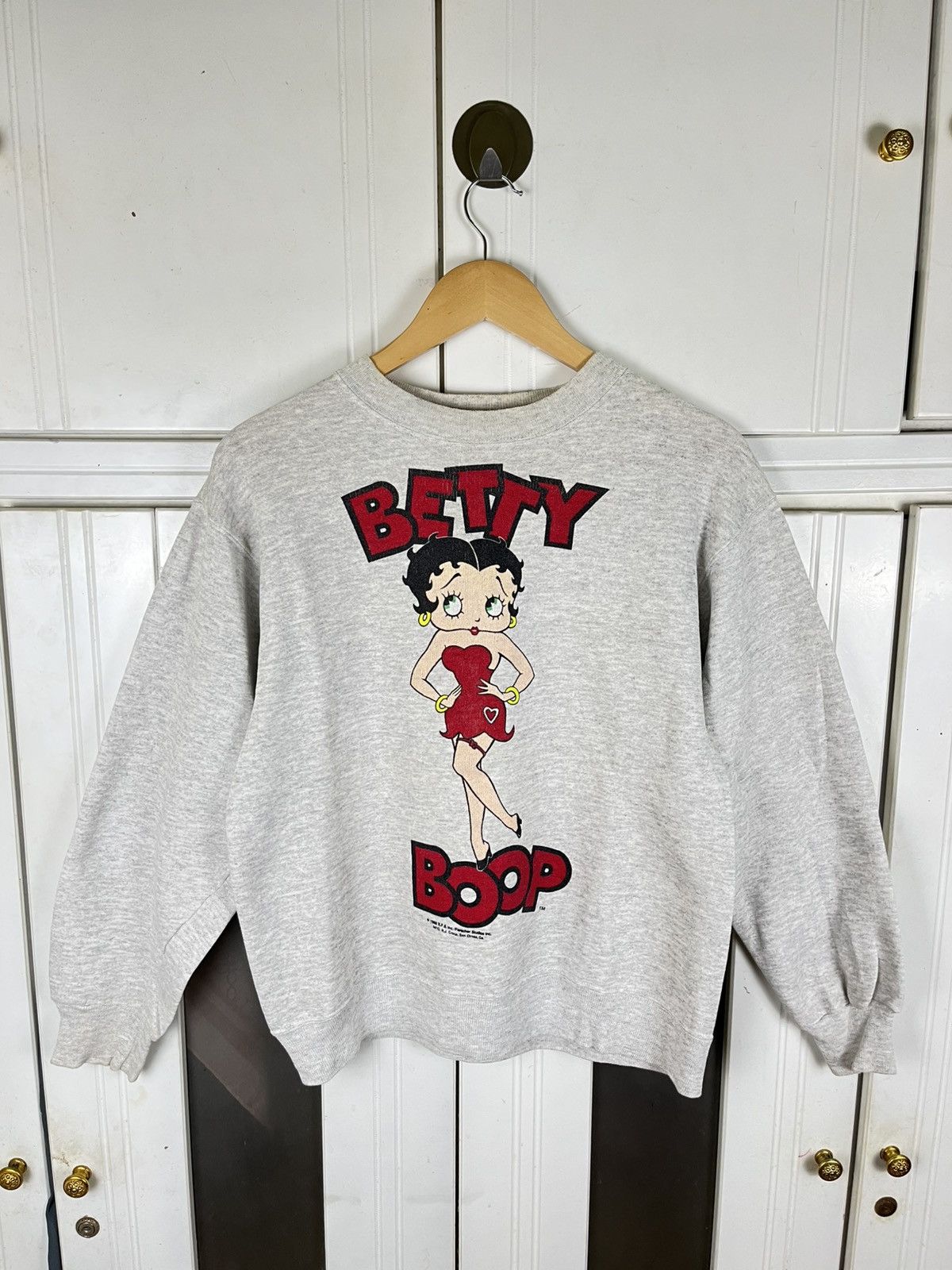 Cartoon Network × Vintage Vintage 90s Betty Boop Mirror Sweatshirt Size US M / EU 48-50 / 2 - 1 Thumbnail