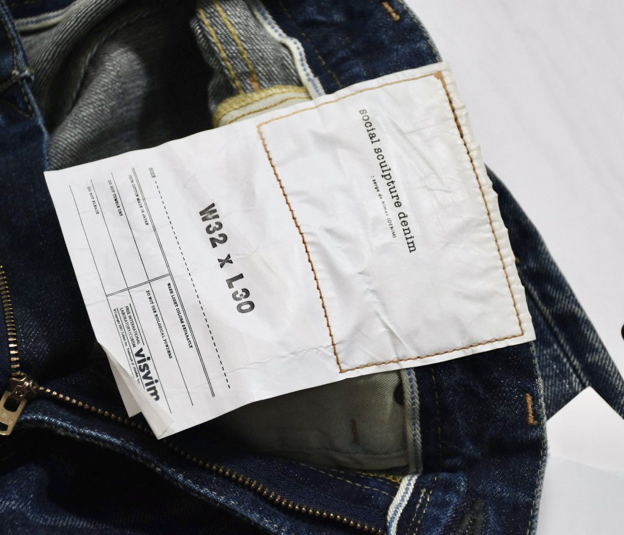 Visvim Visvim 03D21 Social Sculpture 03 Damaged-21 Jeans Size US 32 / EU 48 - 9 Thumbnail