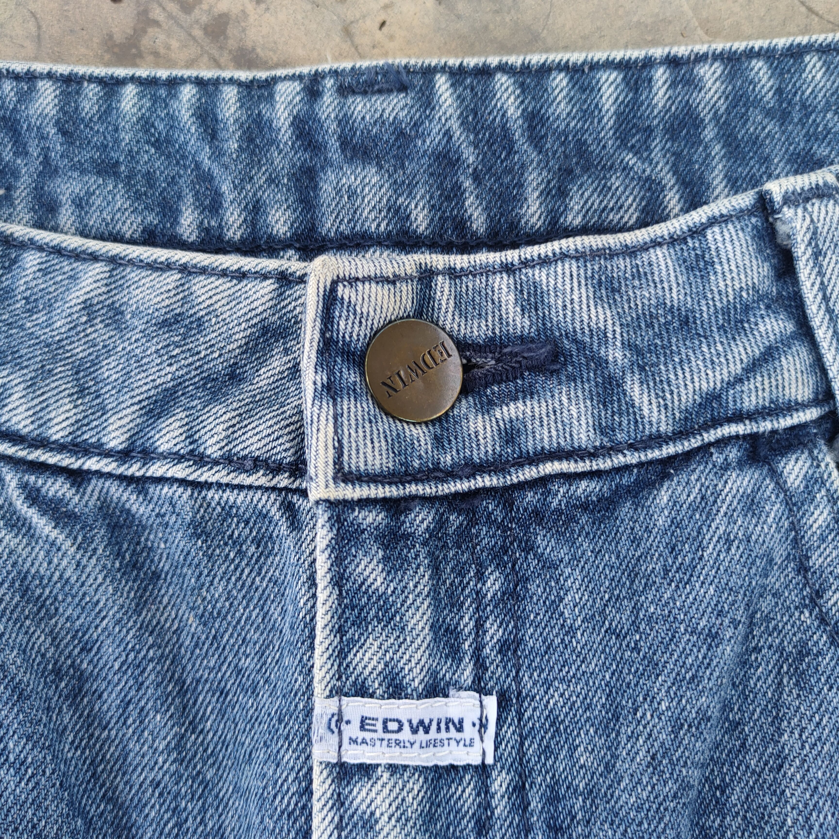 Edwin VINTAGE EDWIN FADED JEANS DENIM PANTS Size US 30 / EU 46 - 5 Thumbnail