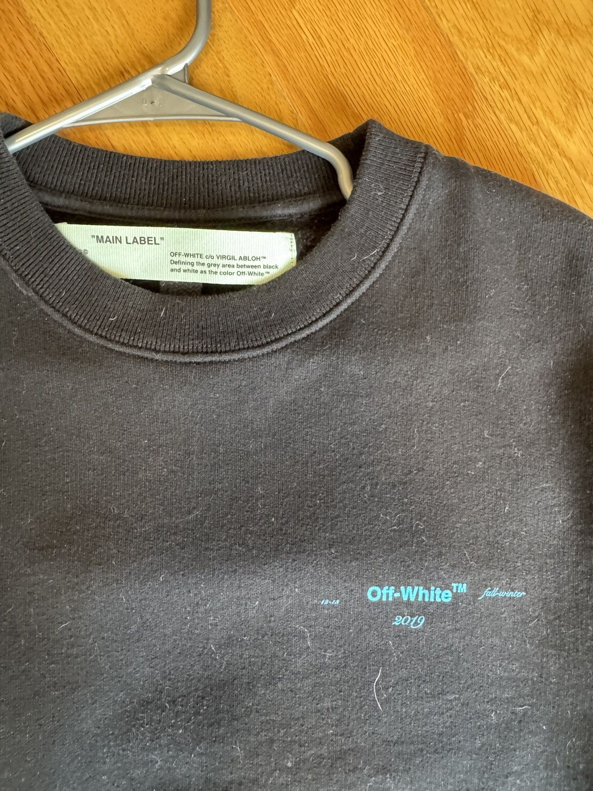 Off-White Off-White “Business Casual” Gradient Cross Print Crewneck Size US S / EU 44-46 / 1 - 5 Thumbnail