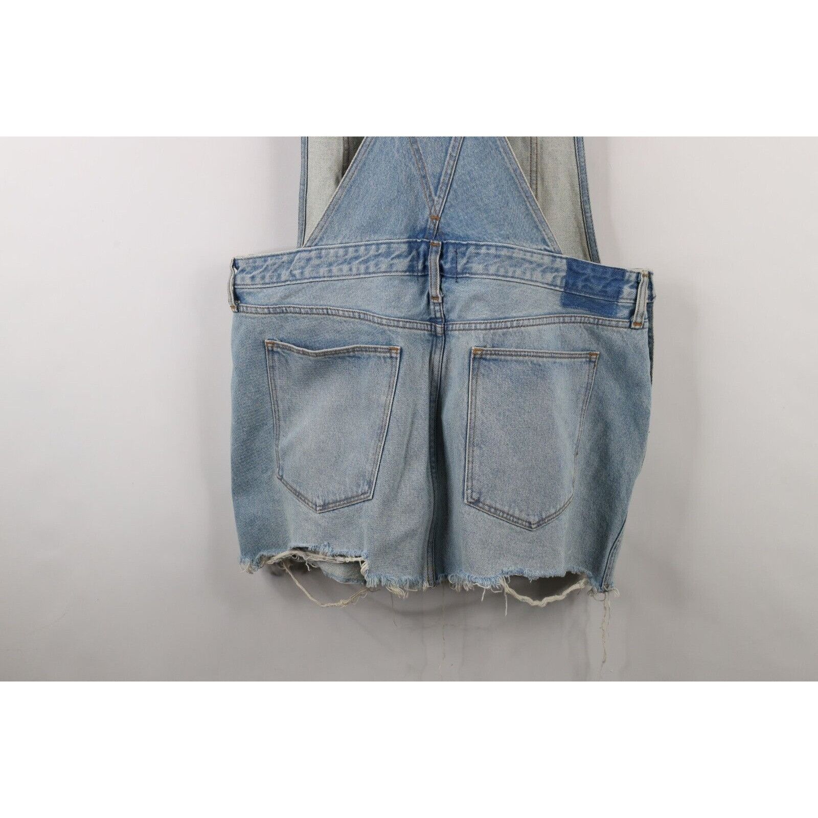 Abercrombie & Fitch × Vintage Deadstock Y2K Abercrombie & Fitch Denim Overalls Dress Size XL / US 12-14 / IT 48-50 - 19 Thumbnail