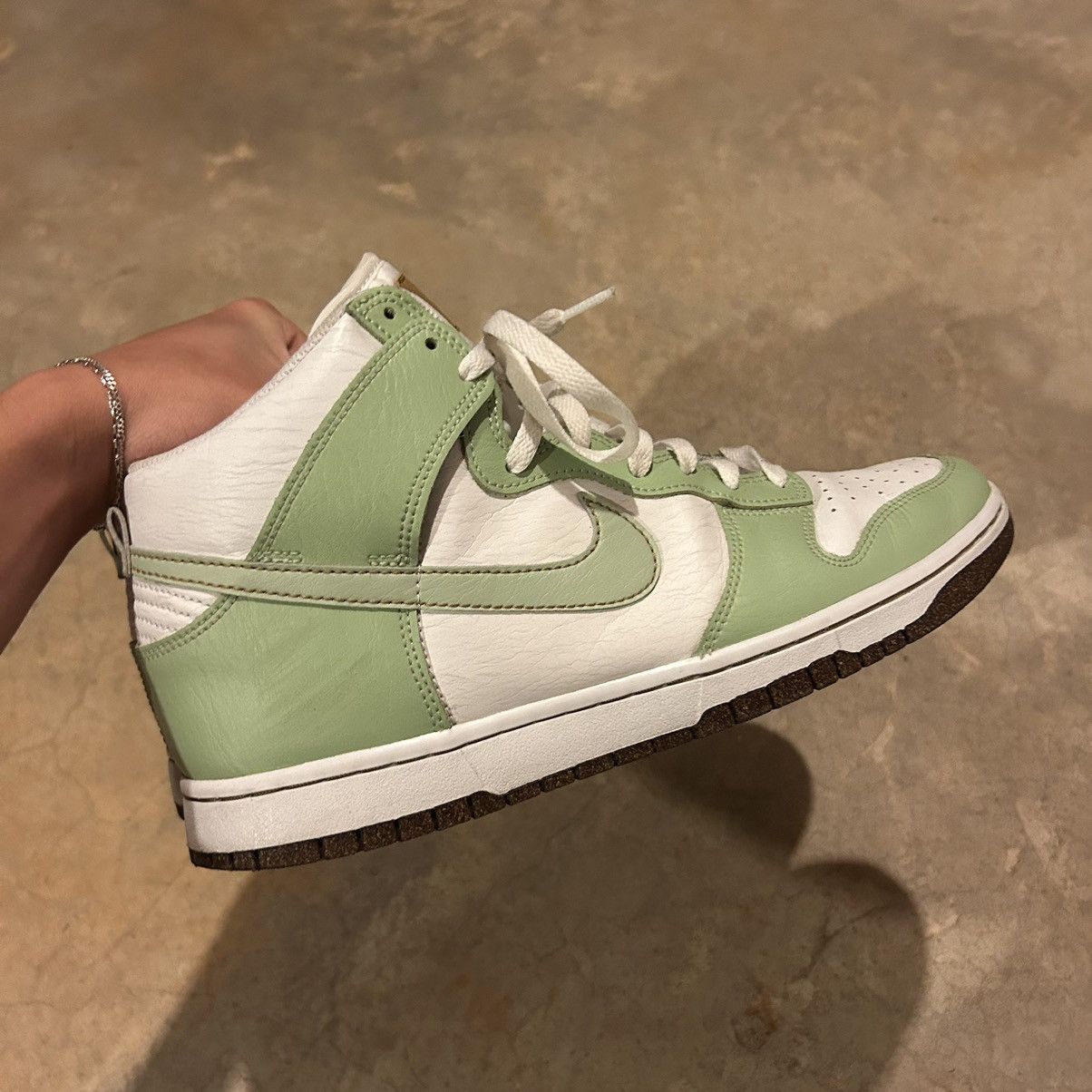 Nike Nike Dunk High SE Inspected by Swoosh Honeydew US 11 Size US 11 / EU 44 - 5 Thumbnail