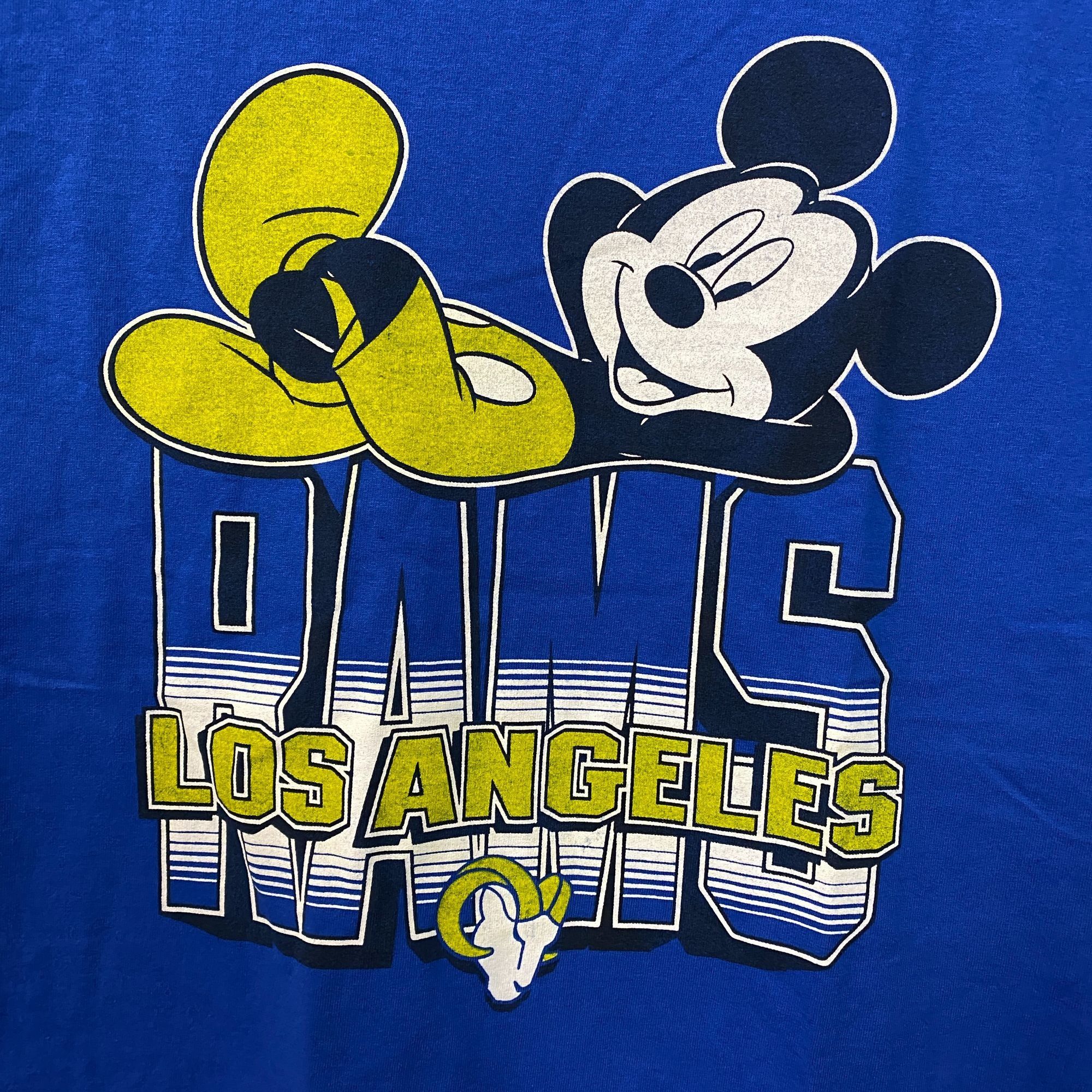 Disney Junk Food x NFL DInsey Mickey Mouse Kick Back Los Angeles Ra Size US M / EU 48-50 / 2 - 2 Thumbnail