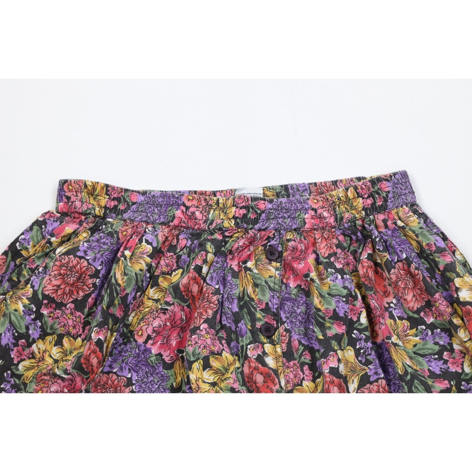 Vintage Vintage 90s Country Primitive Boho Chic Flower Skirt Size 24" / US 00 / IT 34 - 2 Thumbnail