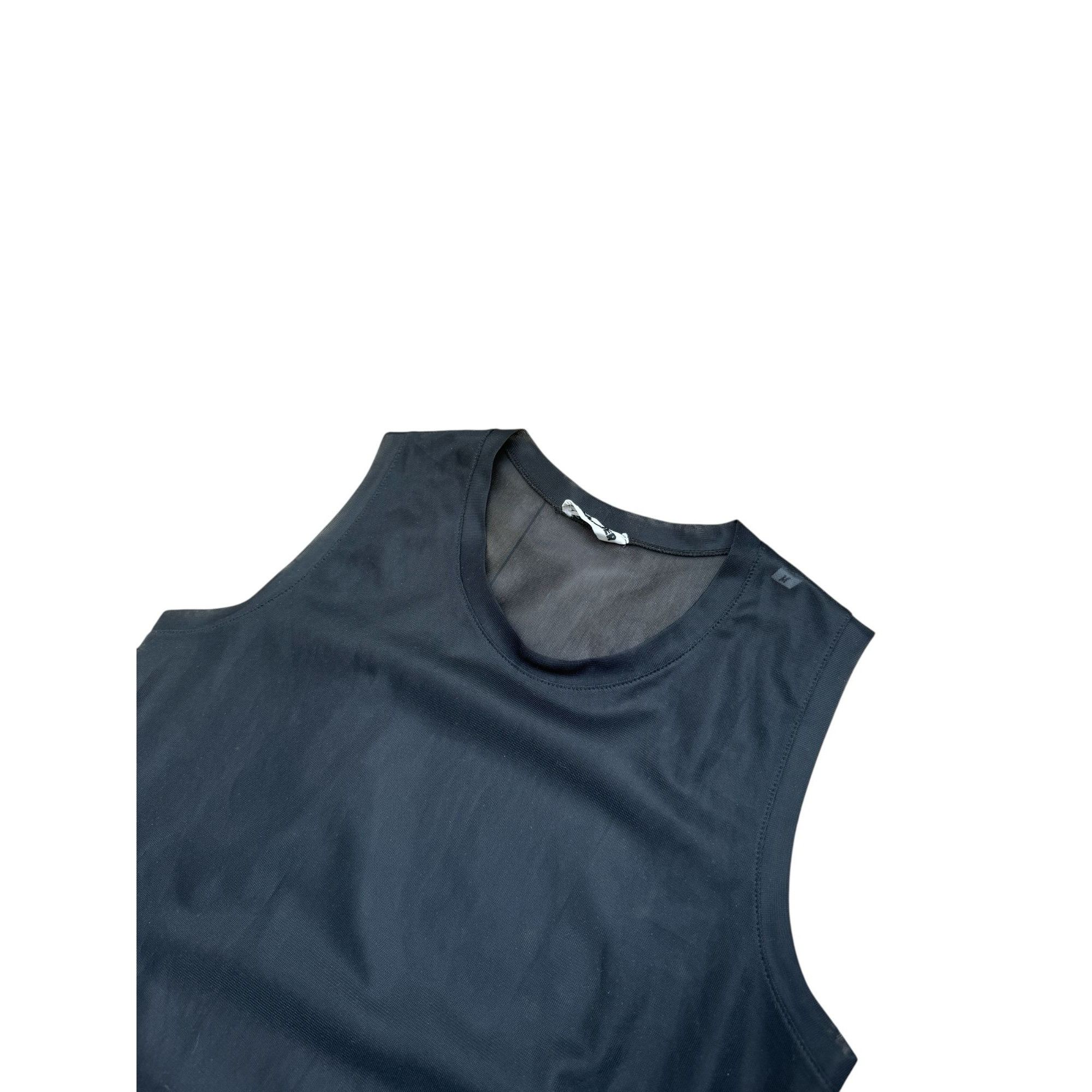 Jil Sander Black Mesh Tank Top Size M / US 6-8 / IT 42-44 - 2 Thumbnail