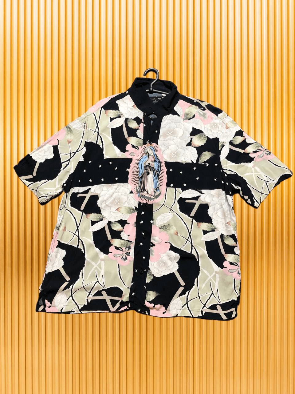 Allsaints Vintage Allsaints hawaii style Shirt Y2K relaxed fit Size US XL / EU 56 / 4 - 1 Thumbnail