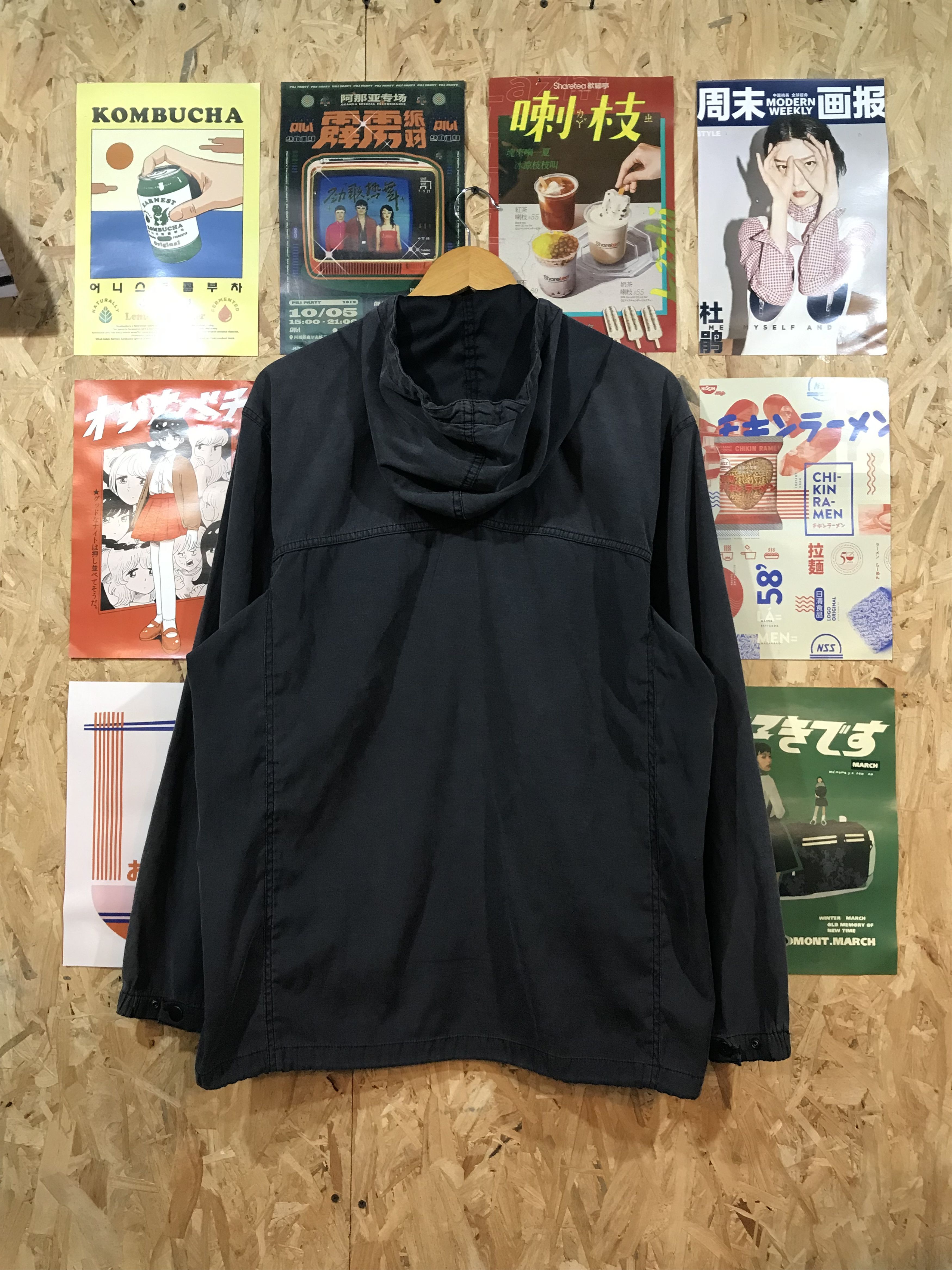 Hysteric Glamour Hysteric Glamour Trash Faded Anorak Jacket Size US XL / EU 56 / 4 - 10 Thumbnail