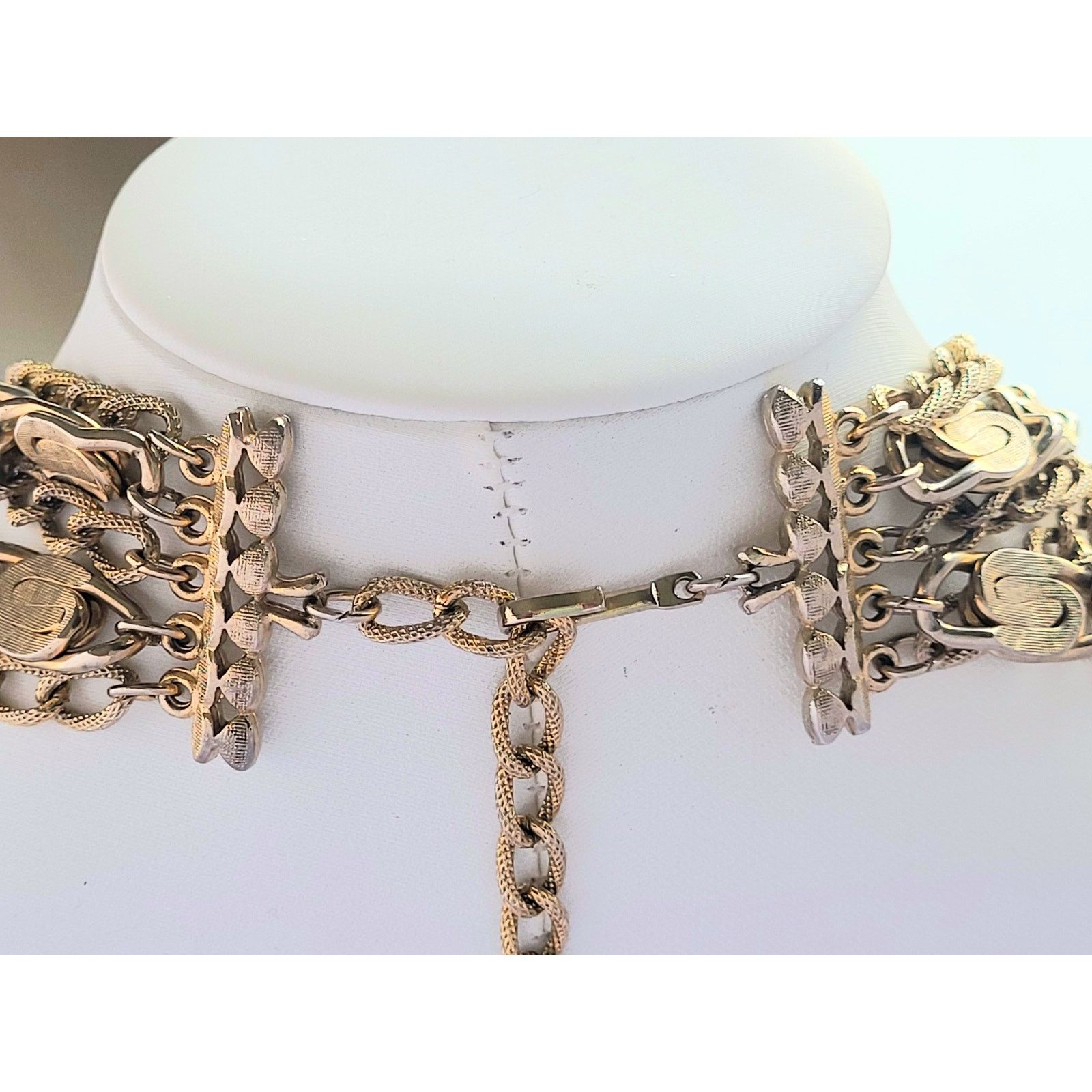 Other 1960s Vintage Coro Signed 5-strand Necklace Gold Tone MCM Size ONE SIZE - 5 Thumbnail