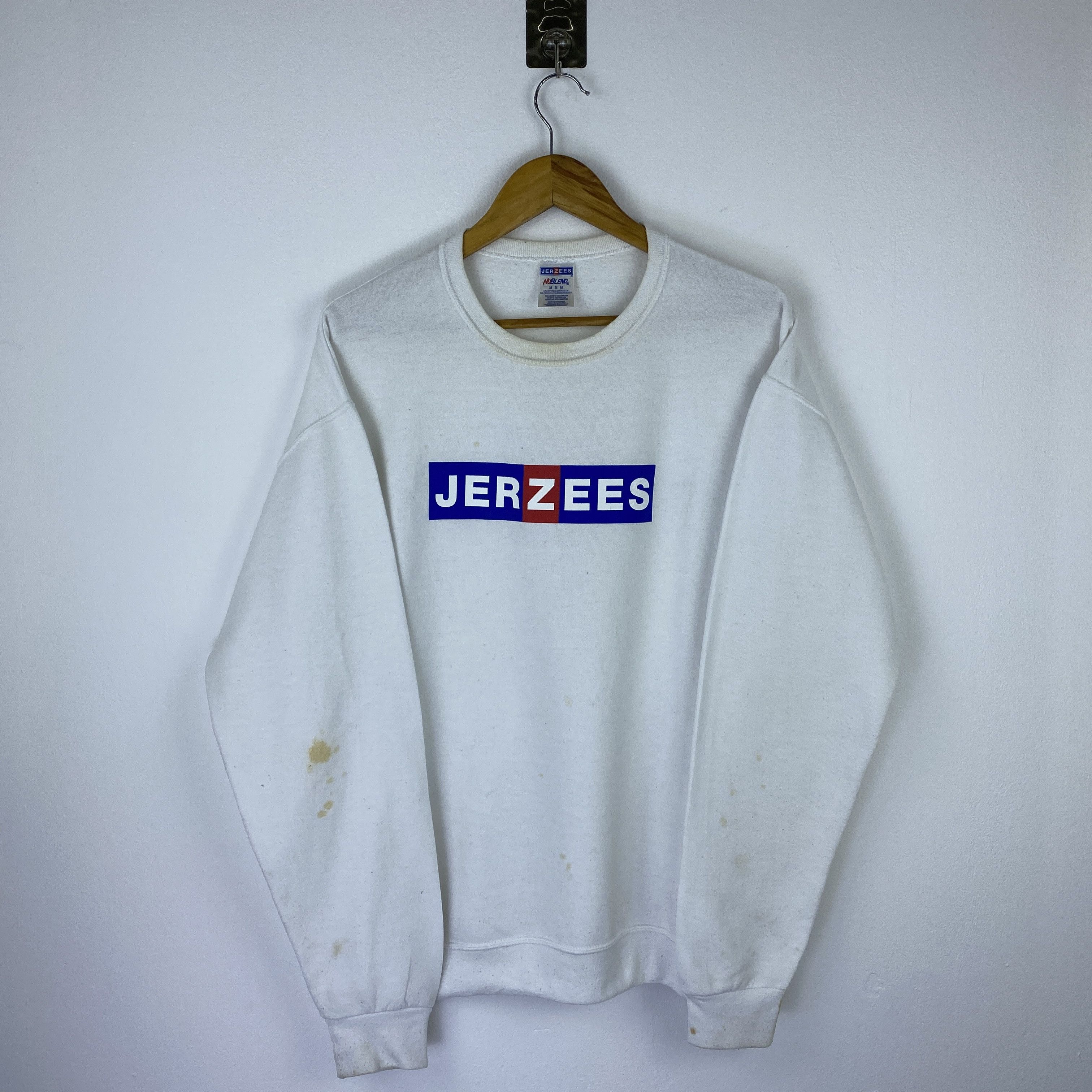 Jerzees Vintage Jerzees Box Logo Crewneck Sweatshirt SH0521 Size US M / EU 48-50 / 2 - 1 Thumbnail
