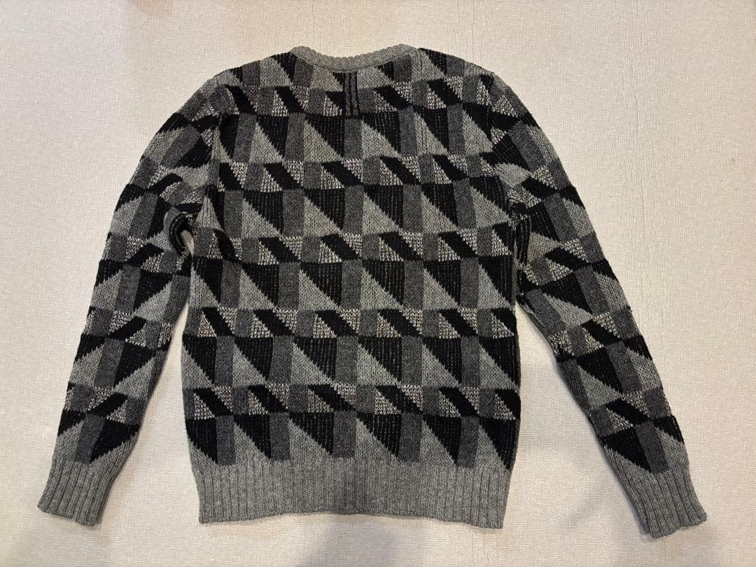 Saint Laurent Paris FW15 Geometric Reflective Sweater Size US S / EU 44-46 / 1 - 2 Thumbnail