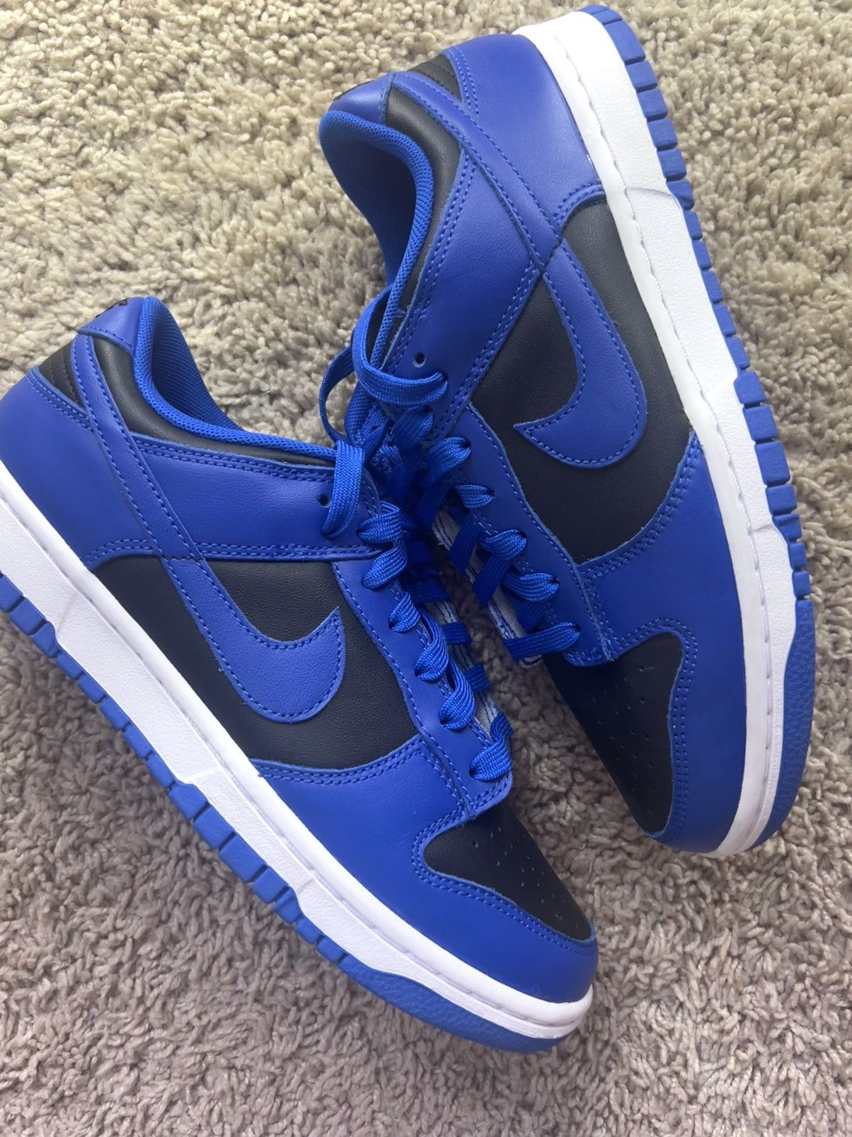 image of Nike Dunk Low ‘Hyper Cobalt’ Shoes in Blue, Men's (Size 7)