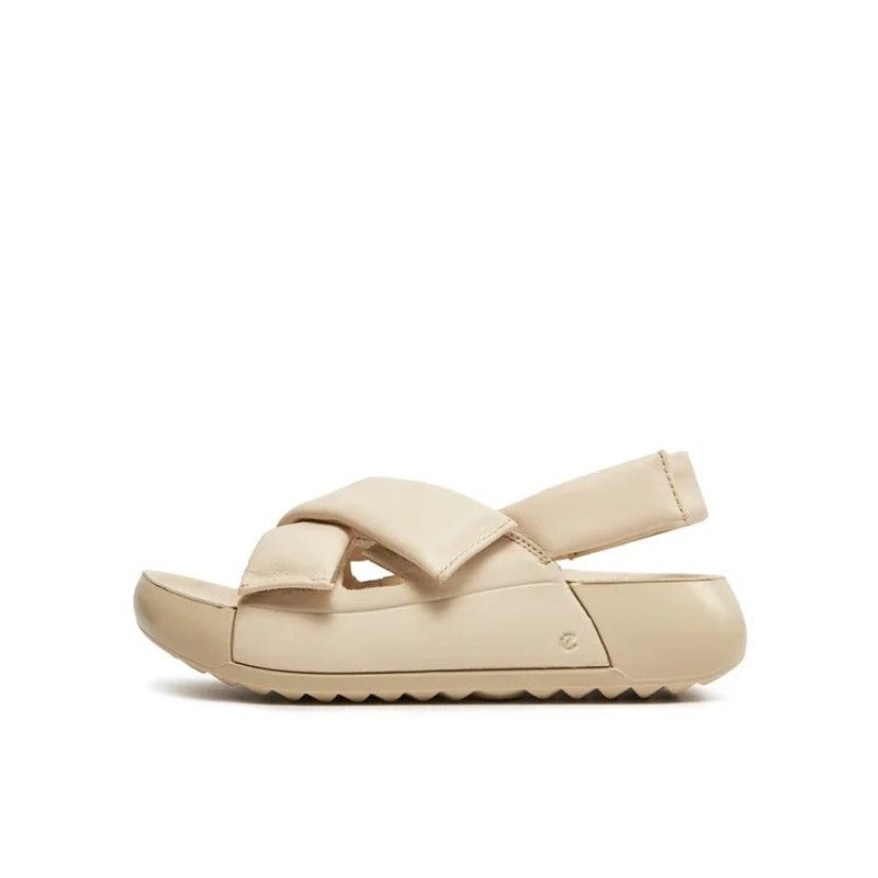 Ecco ECCO WOMEN'S 41 COZMO PLATFORM LEATHER SANDAL CROSS-STRAP Size US 10 / IT 40 - 6 Thumbnail