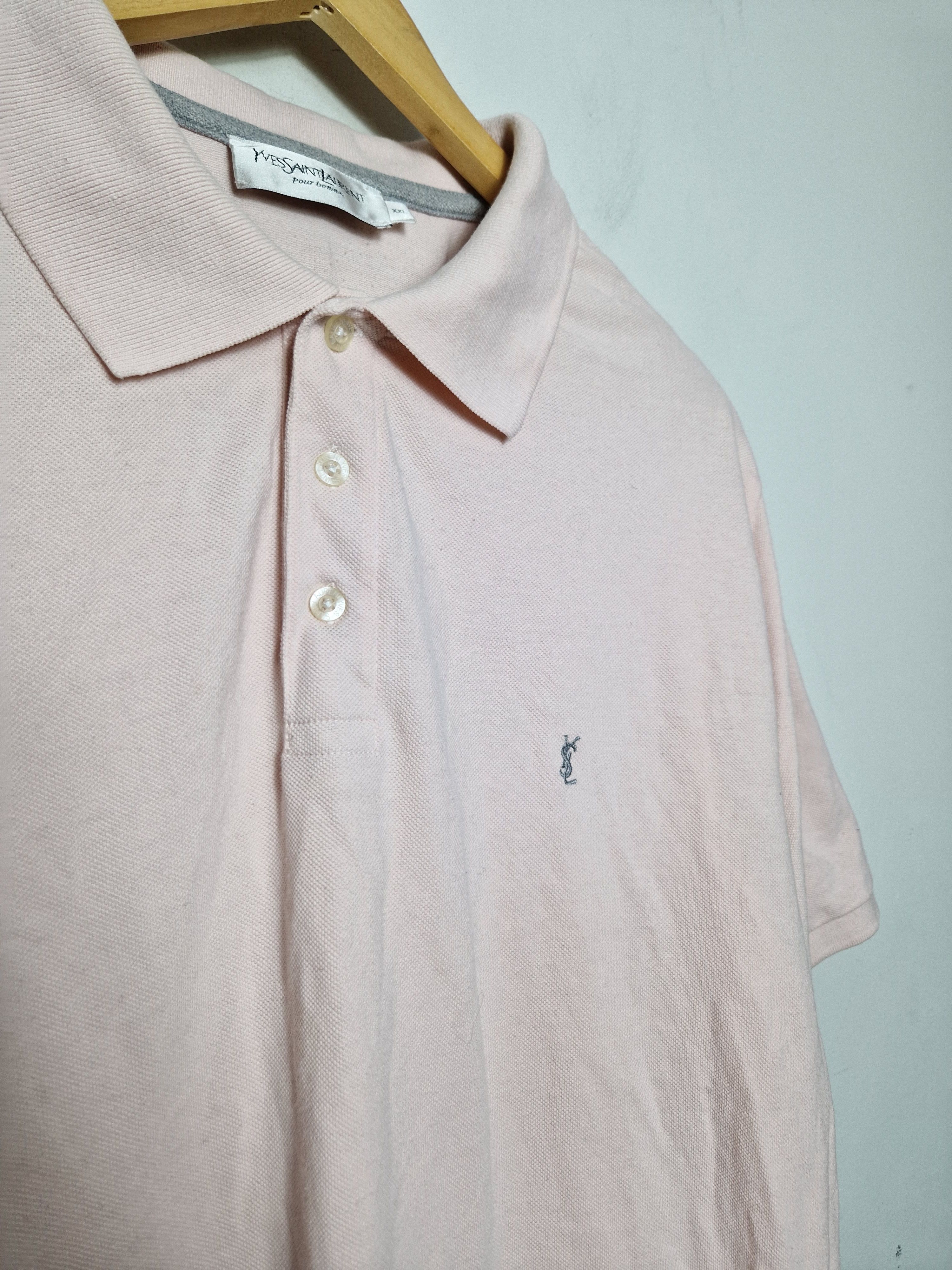 Yves Saint Laurent Yves Saint Laurent vintage polo tee Size US XXL / EU 58 / 5 - 4 Thumbnail