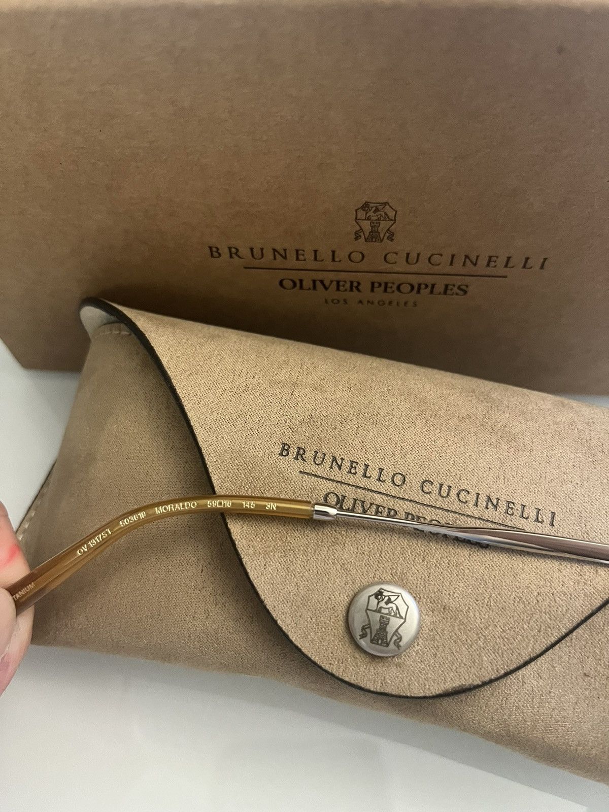 Oliver Peoples Brunello Cucinelli Collection MORALDO 59mm SUN Size ONE SIZE - 6 Thumbnail
